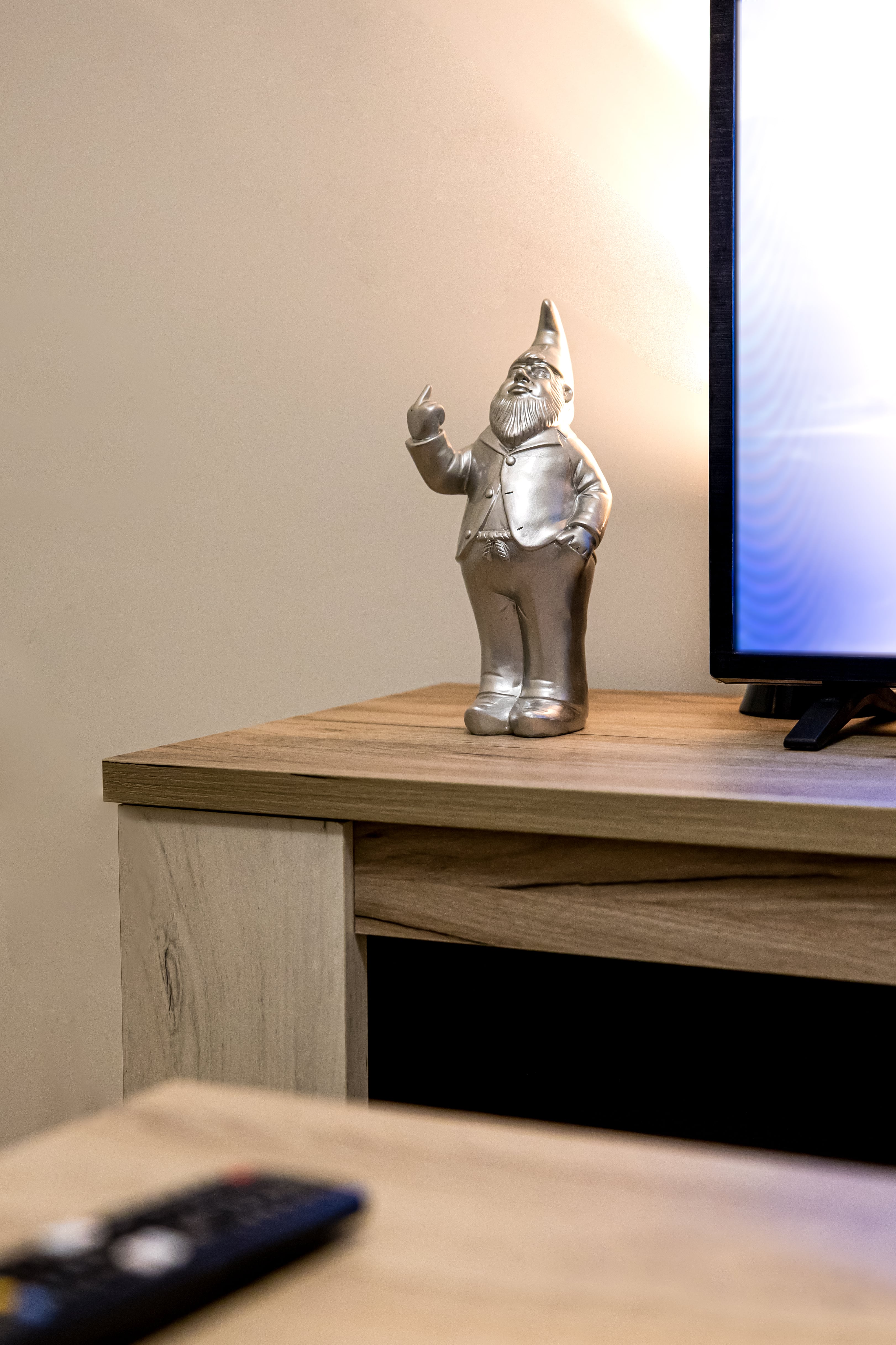 Hucha original "Gnomo" - Plateada