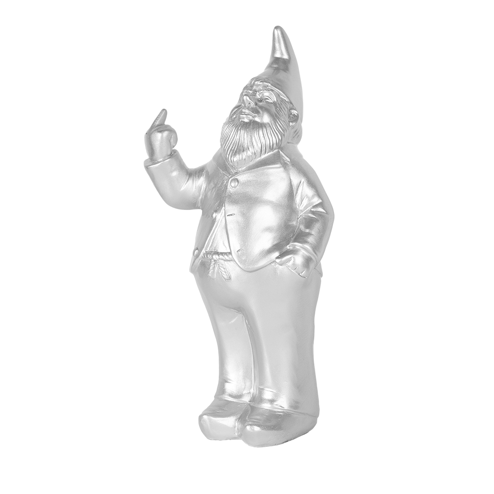 Hucha original "Gnomo" - Plateada