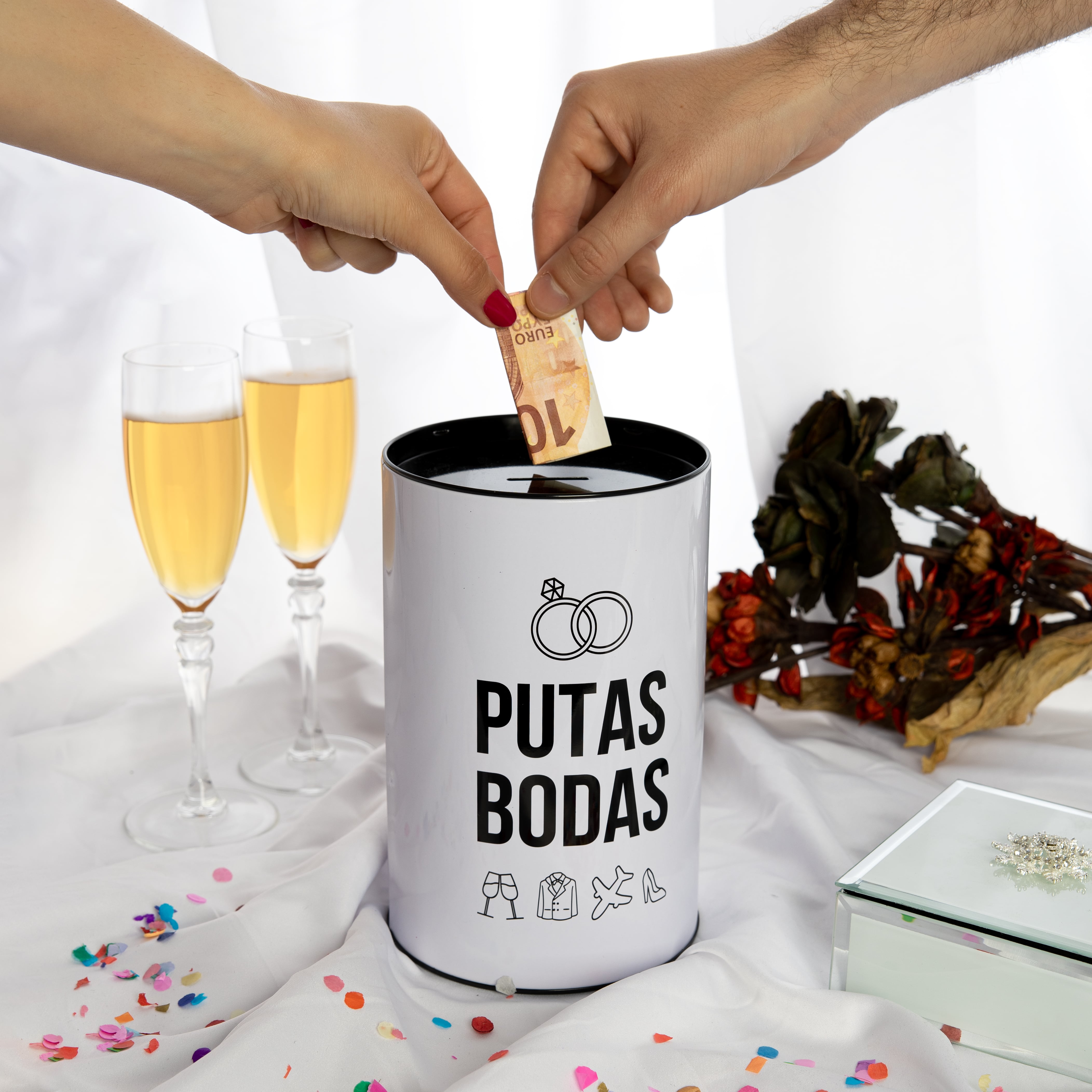 Hucha grande "Putas bodas"