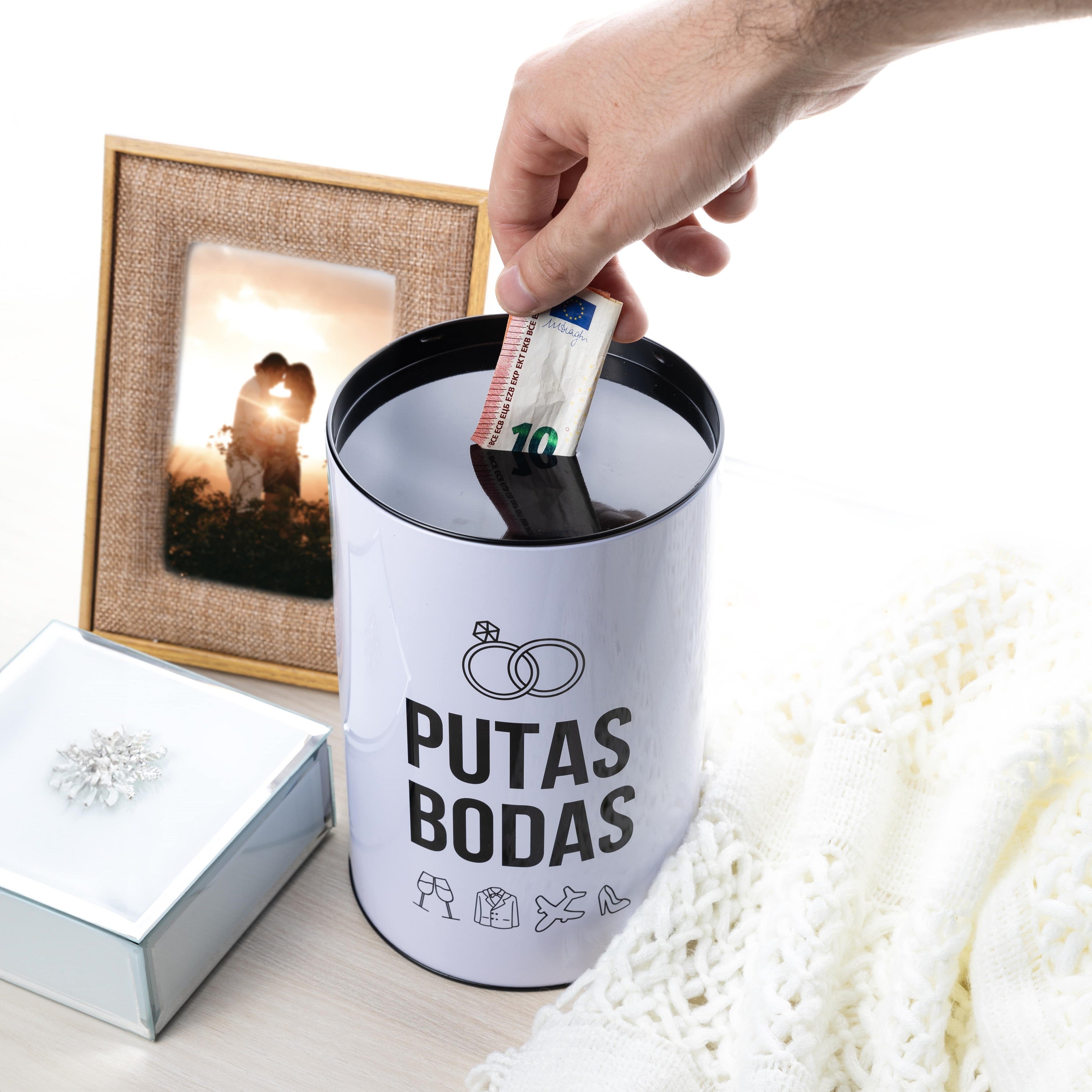 Hucha grande "Putas bodas"