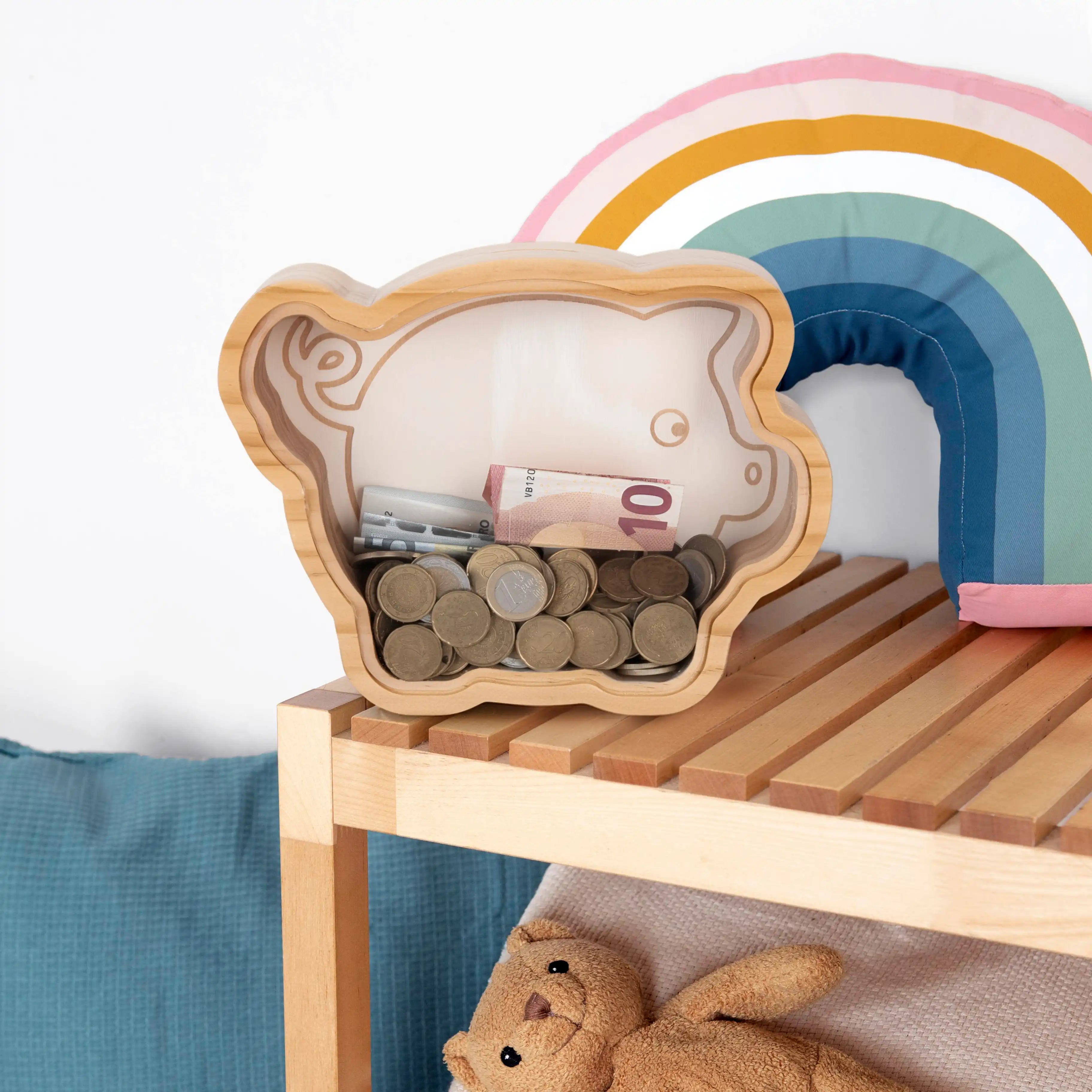 Hucha de madera “Cerdo”