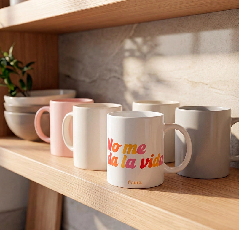 Taza "No me da la vida"