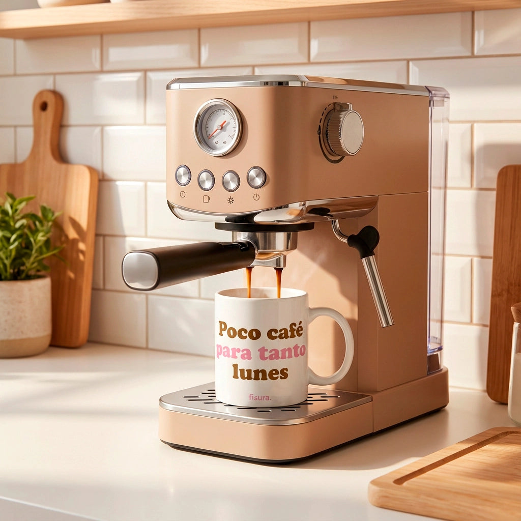 Taza "Poco café para tanto lunes"