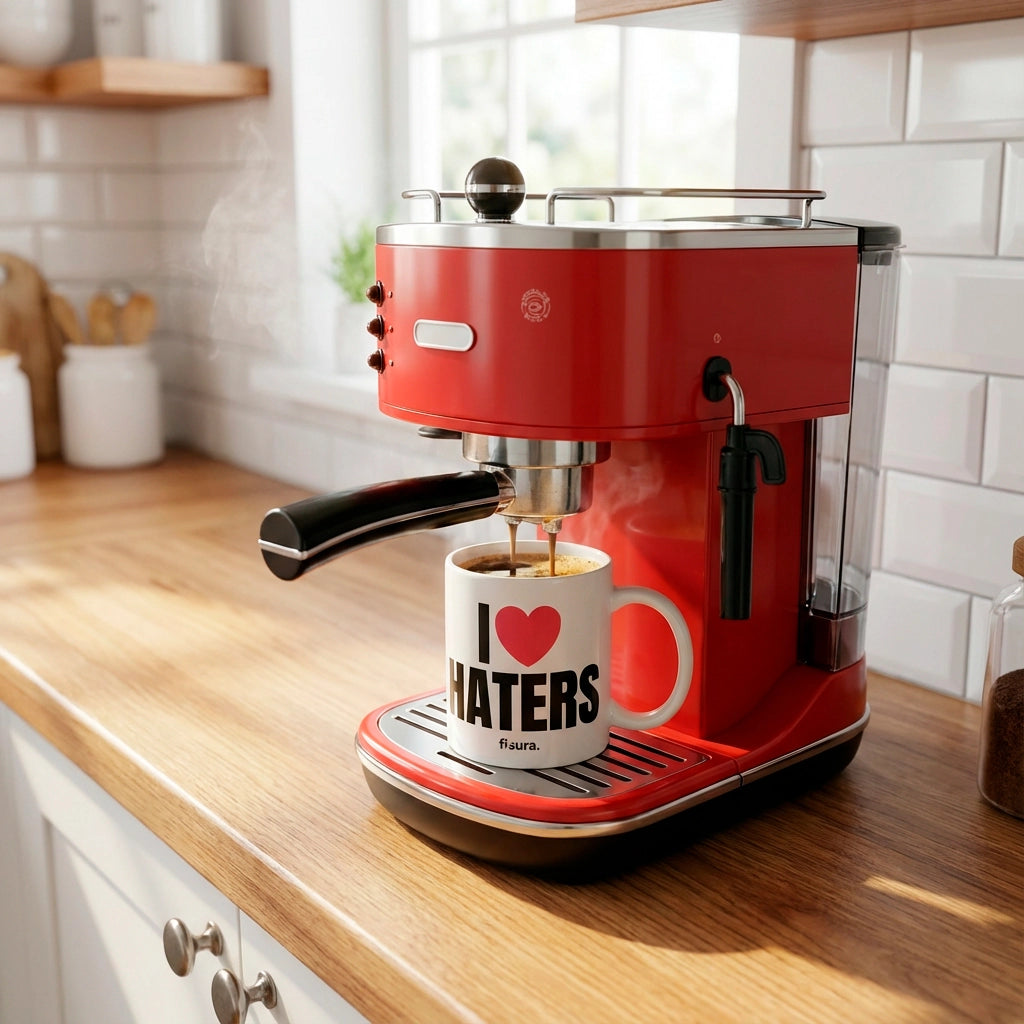 Taza "I love haters"