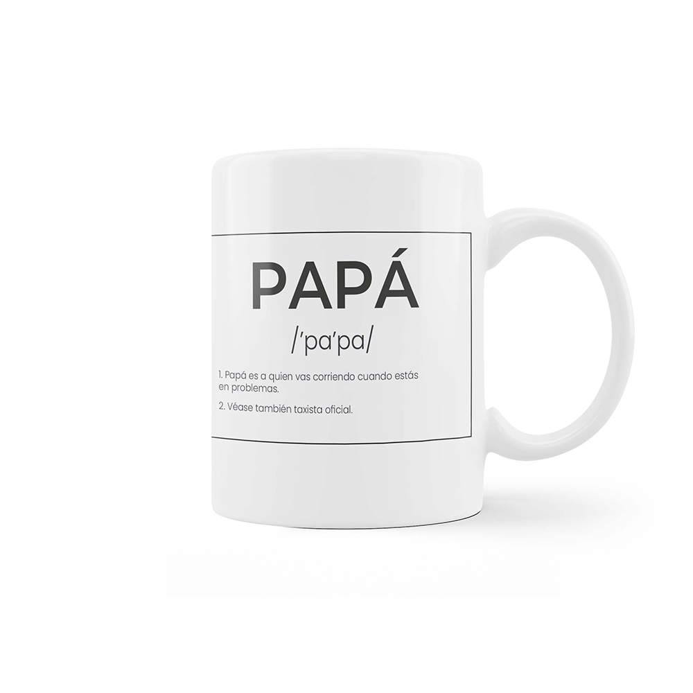 Tasse „Papá“ Spanisch