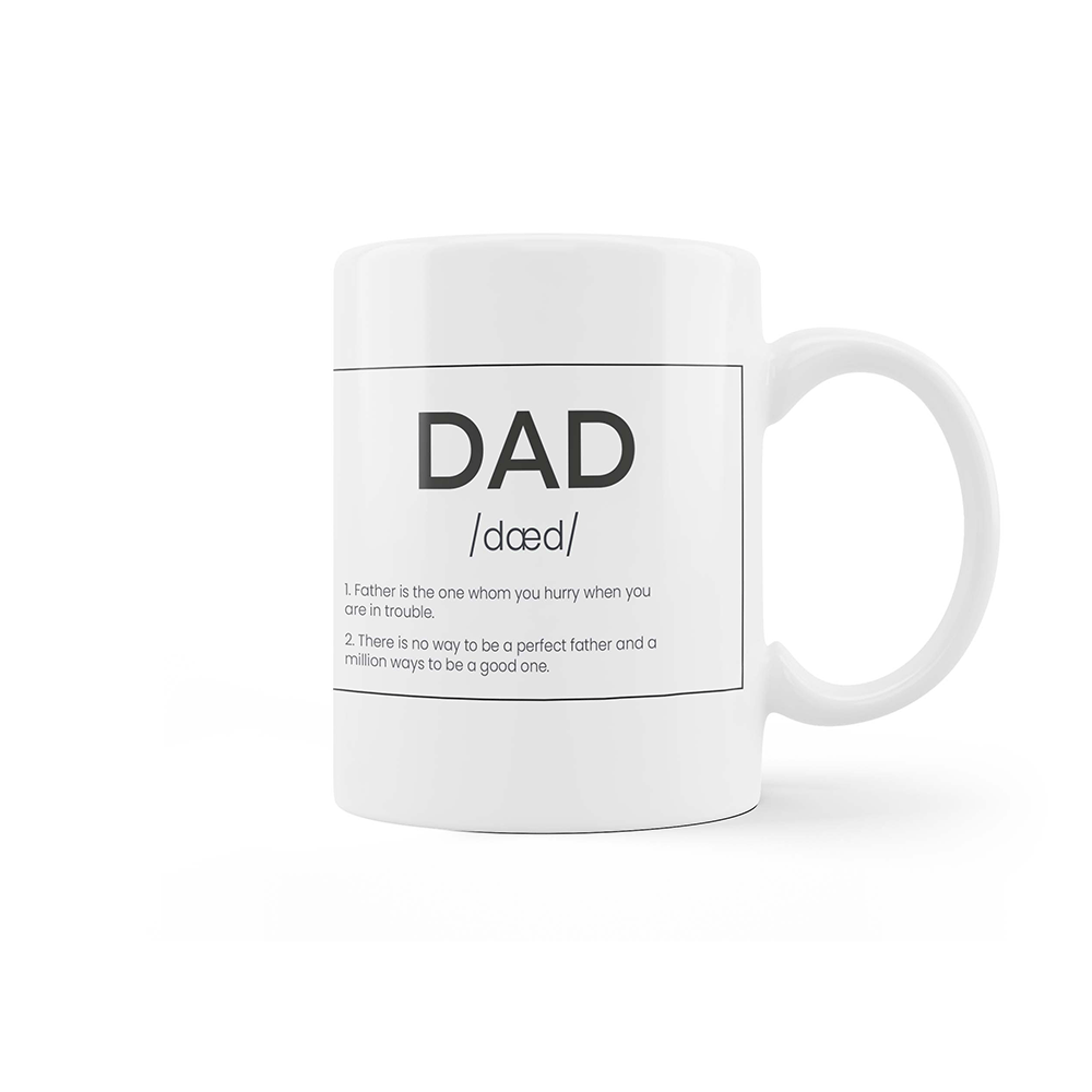 Taza "Dad" inglés