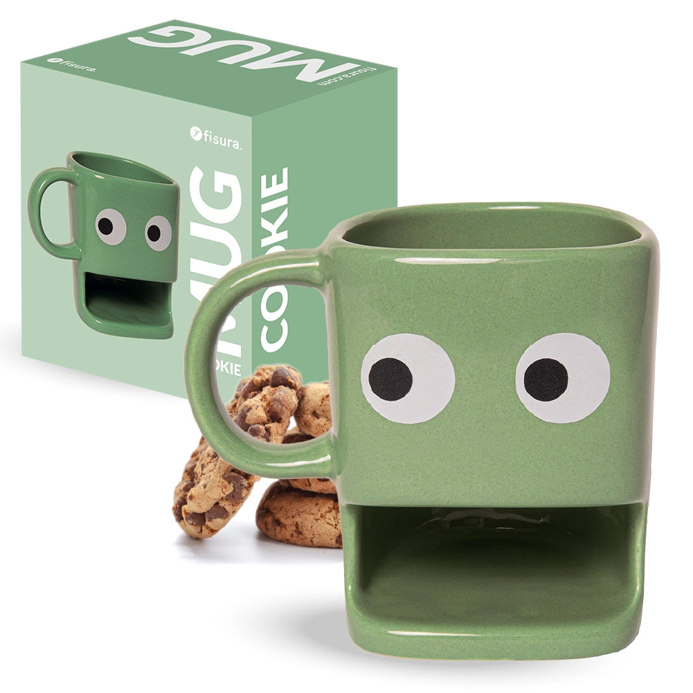 Taza para galletas verde