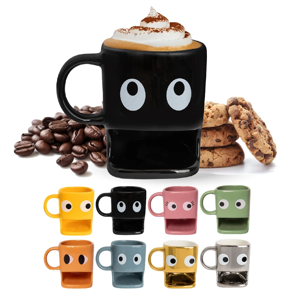 Taza para galletas negra