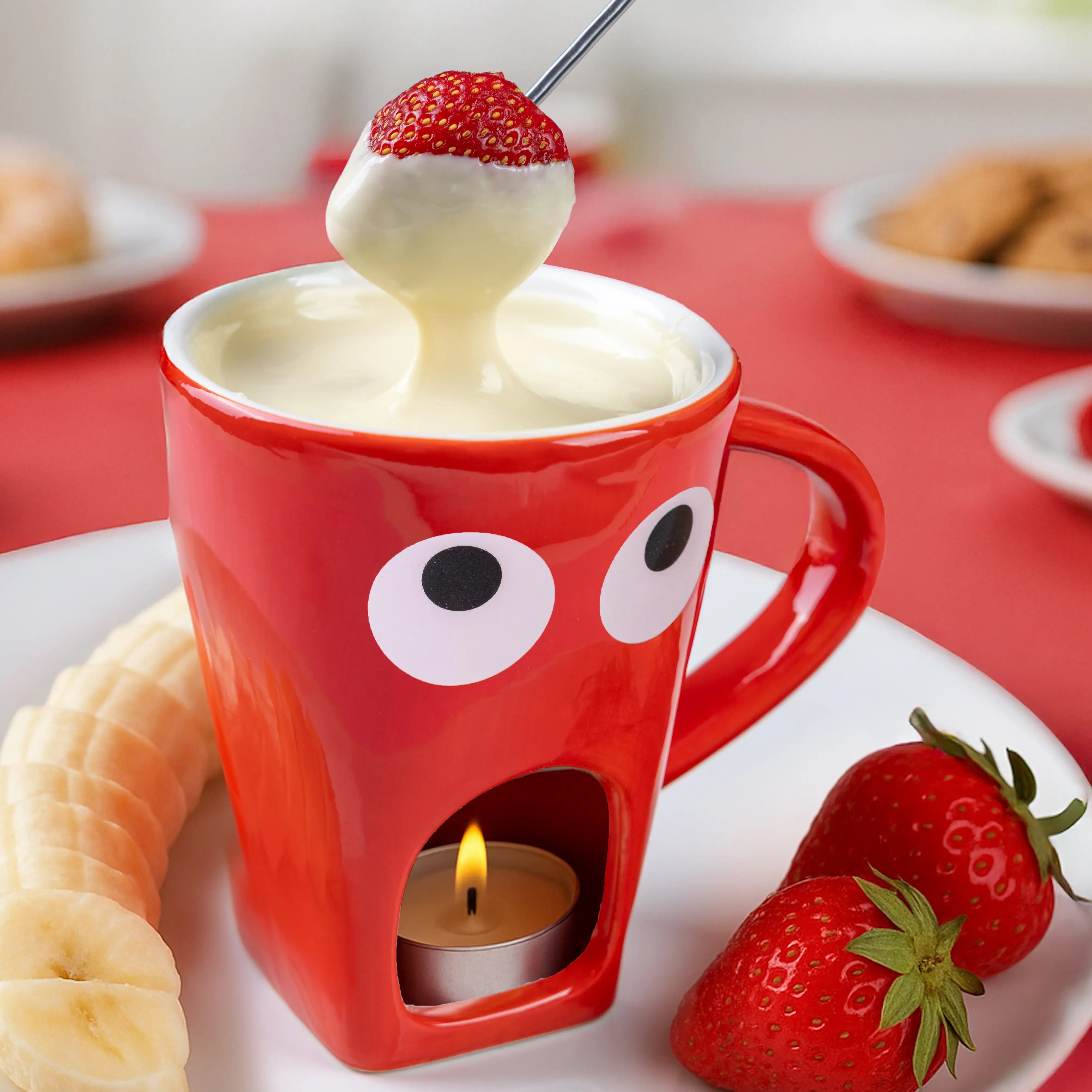 Taza fondue “Ojos”