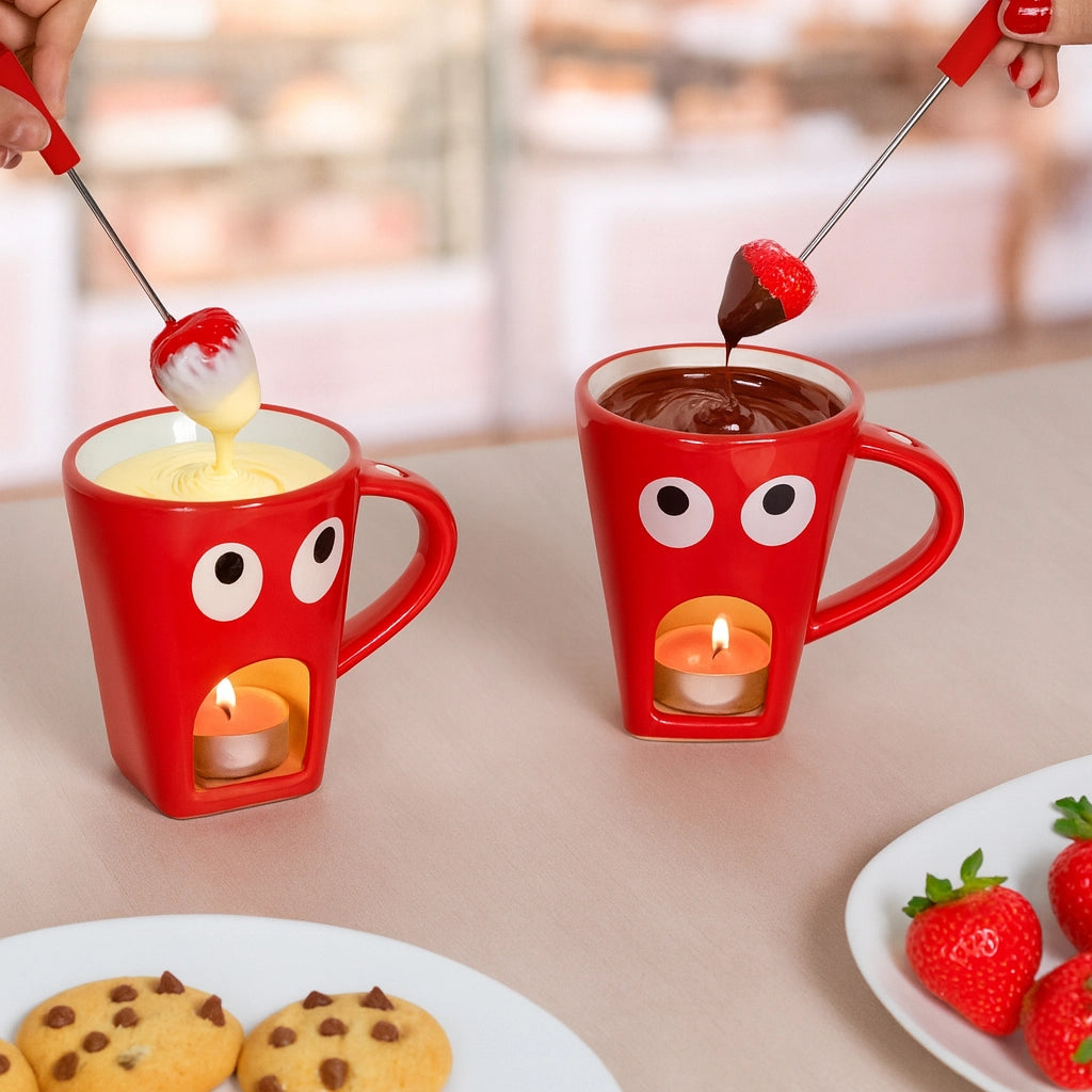 Taza fondue “Ojos”