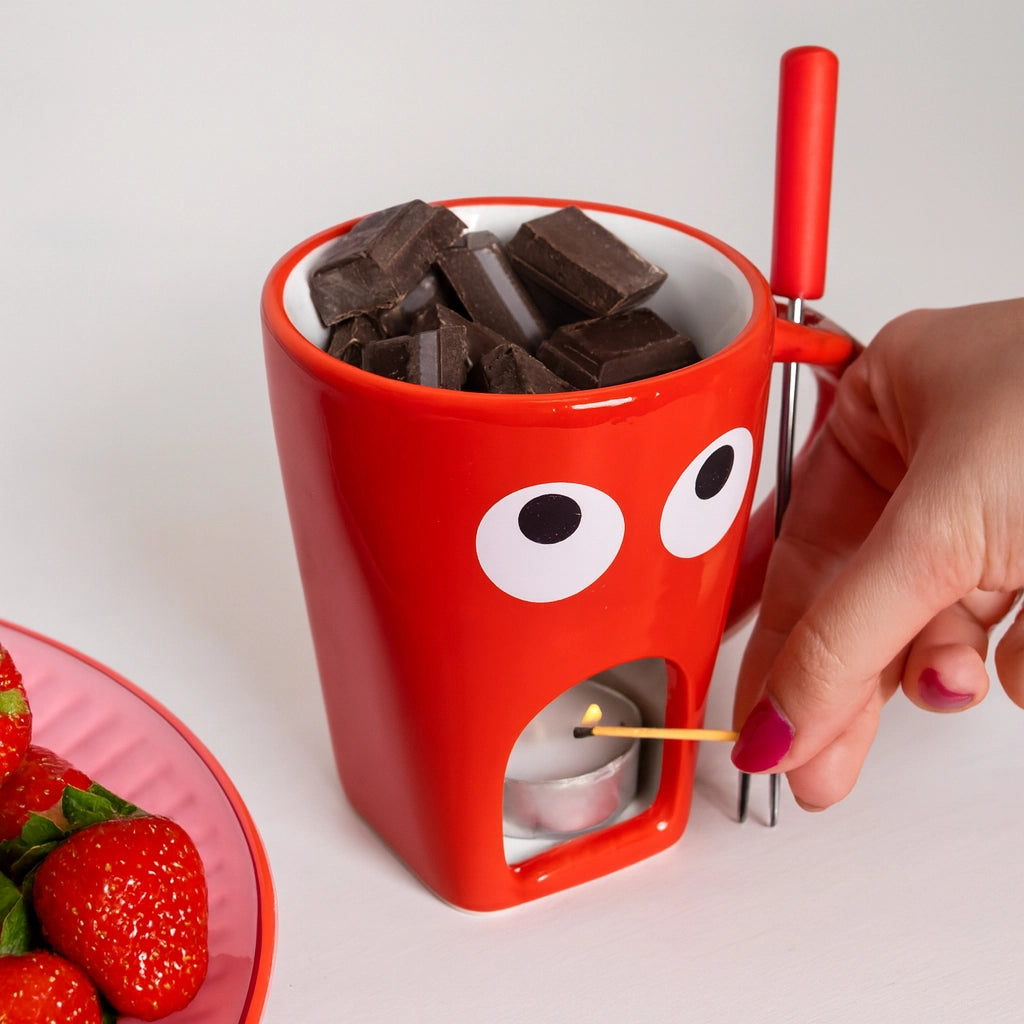 Taza fondue “Ojos”