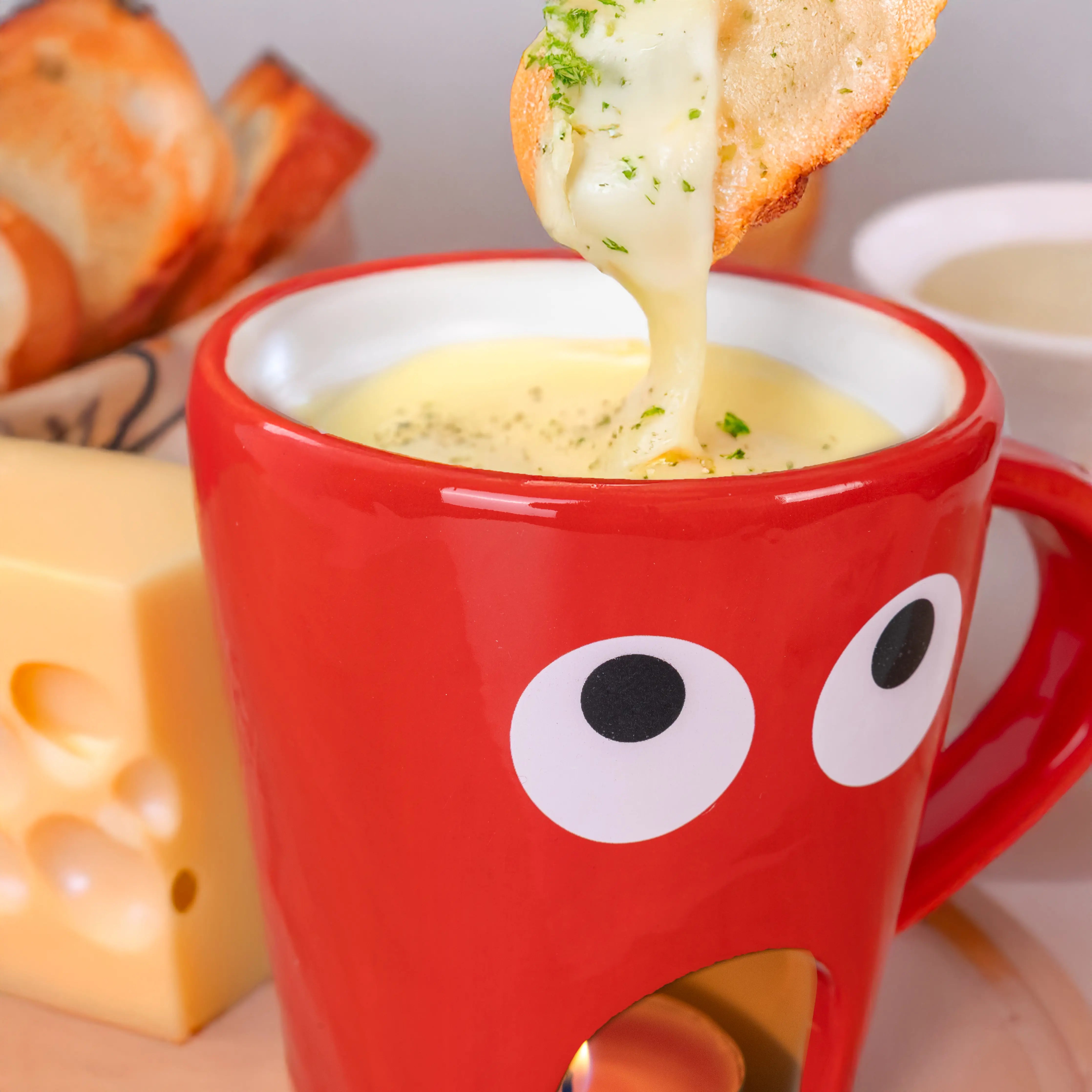Taza fondue “Ojos”