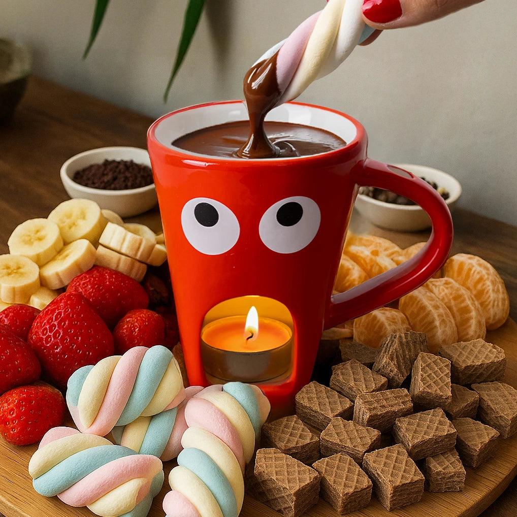 Taza fondue “Ojos”
