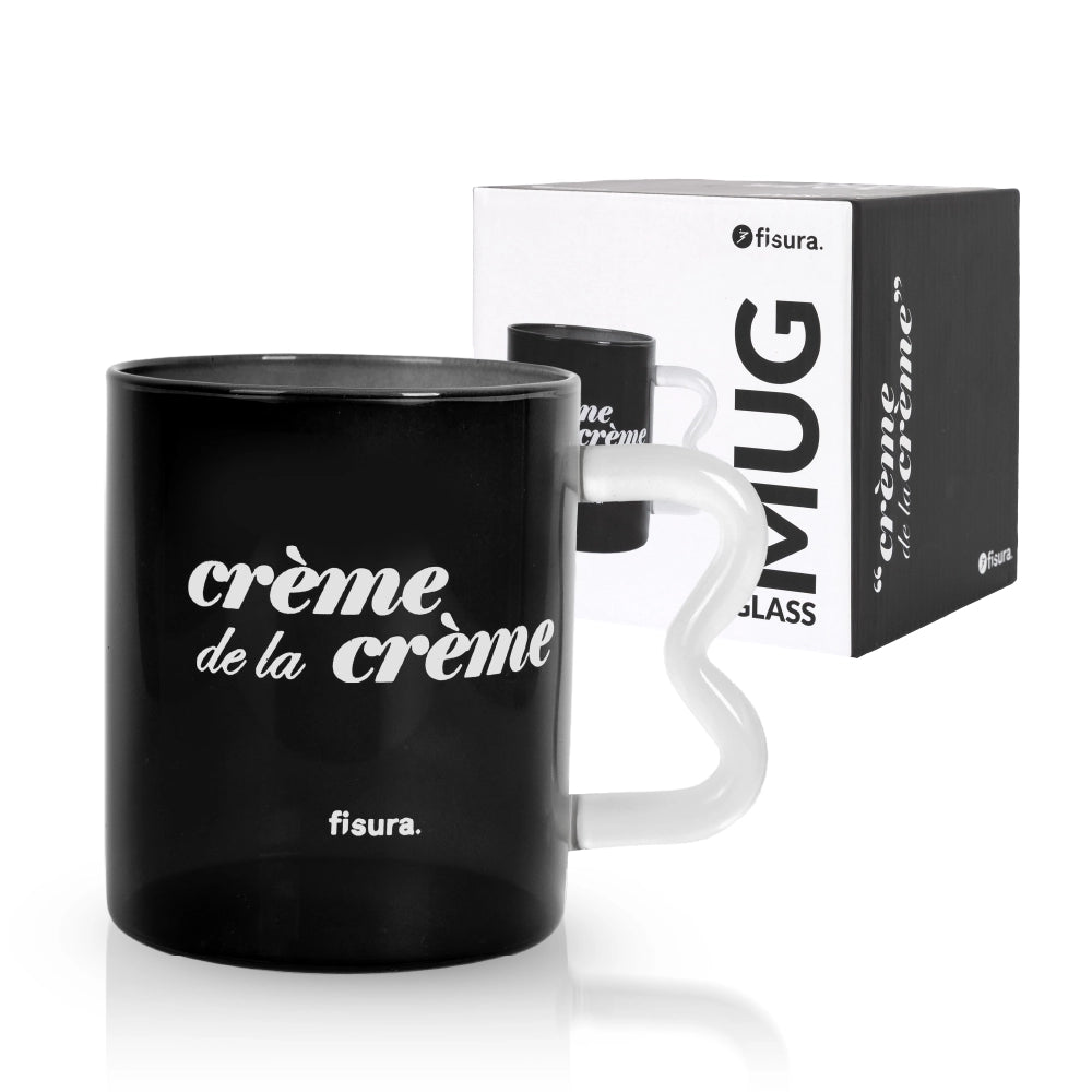 Taza cristal "Crème de la crème"
