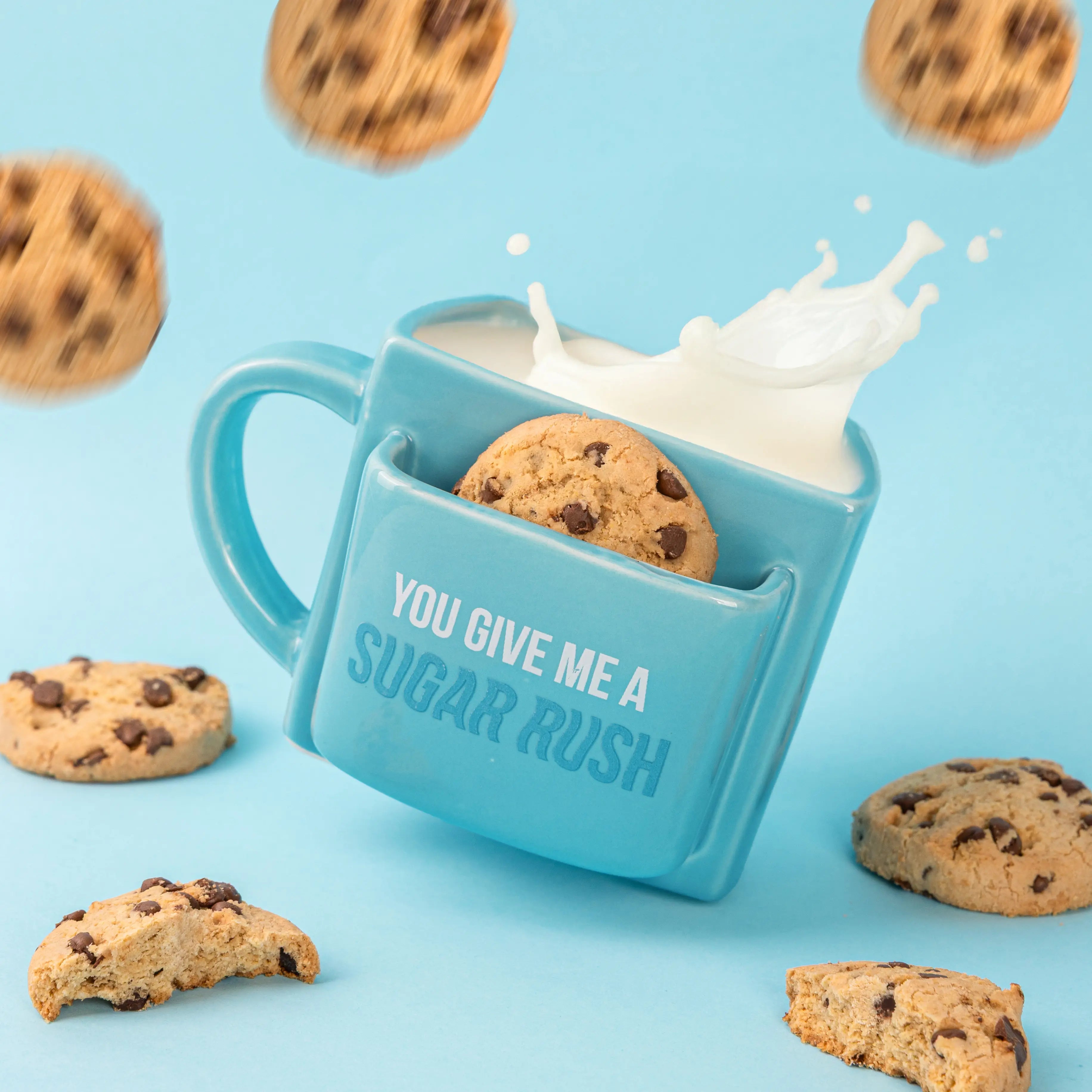 Taza bolsillo "You give me a sugar rush"