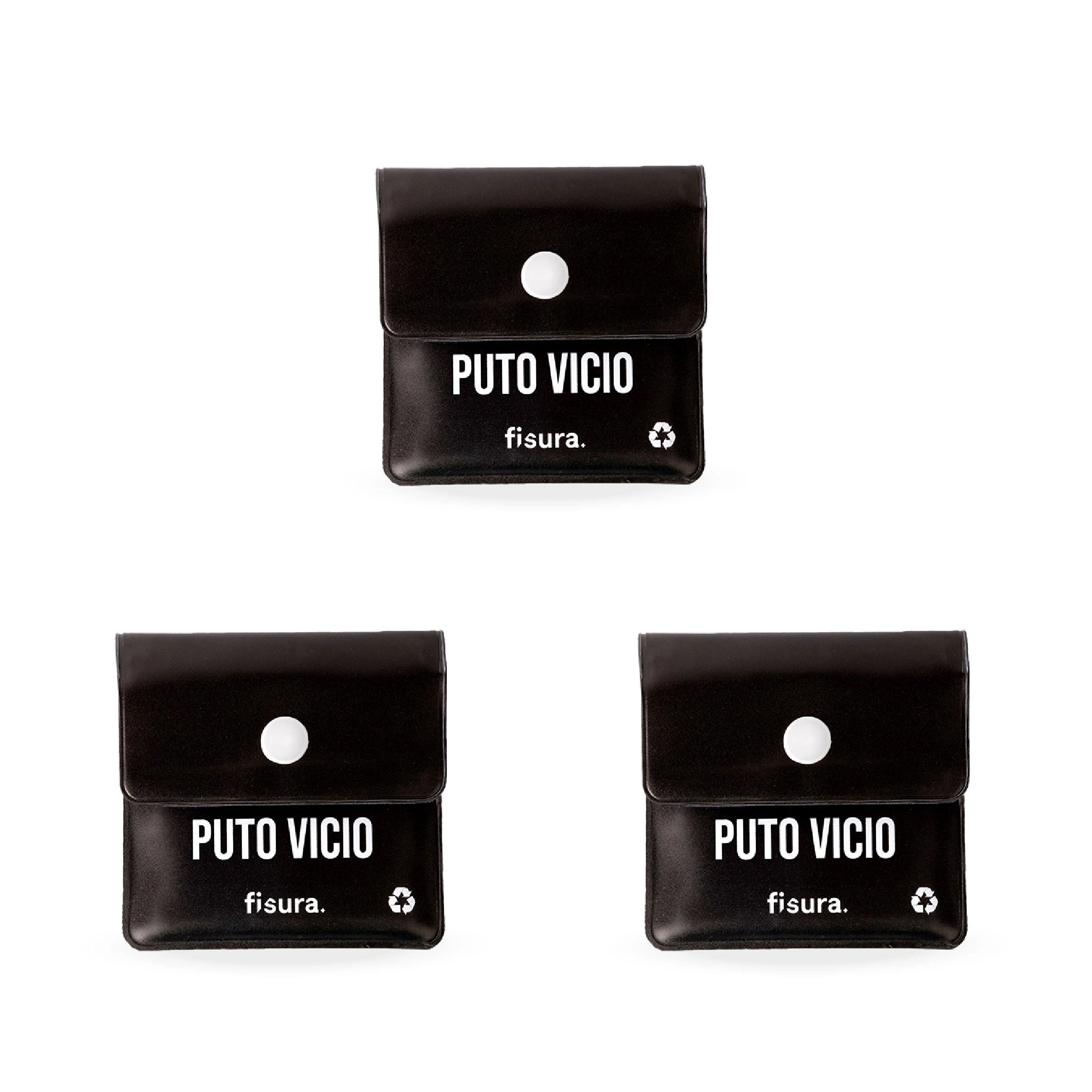 Cenicero portátil “Puto vicio” 3 unidades