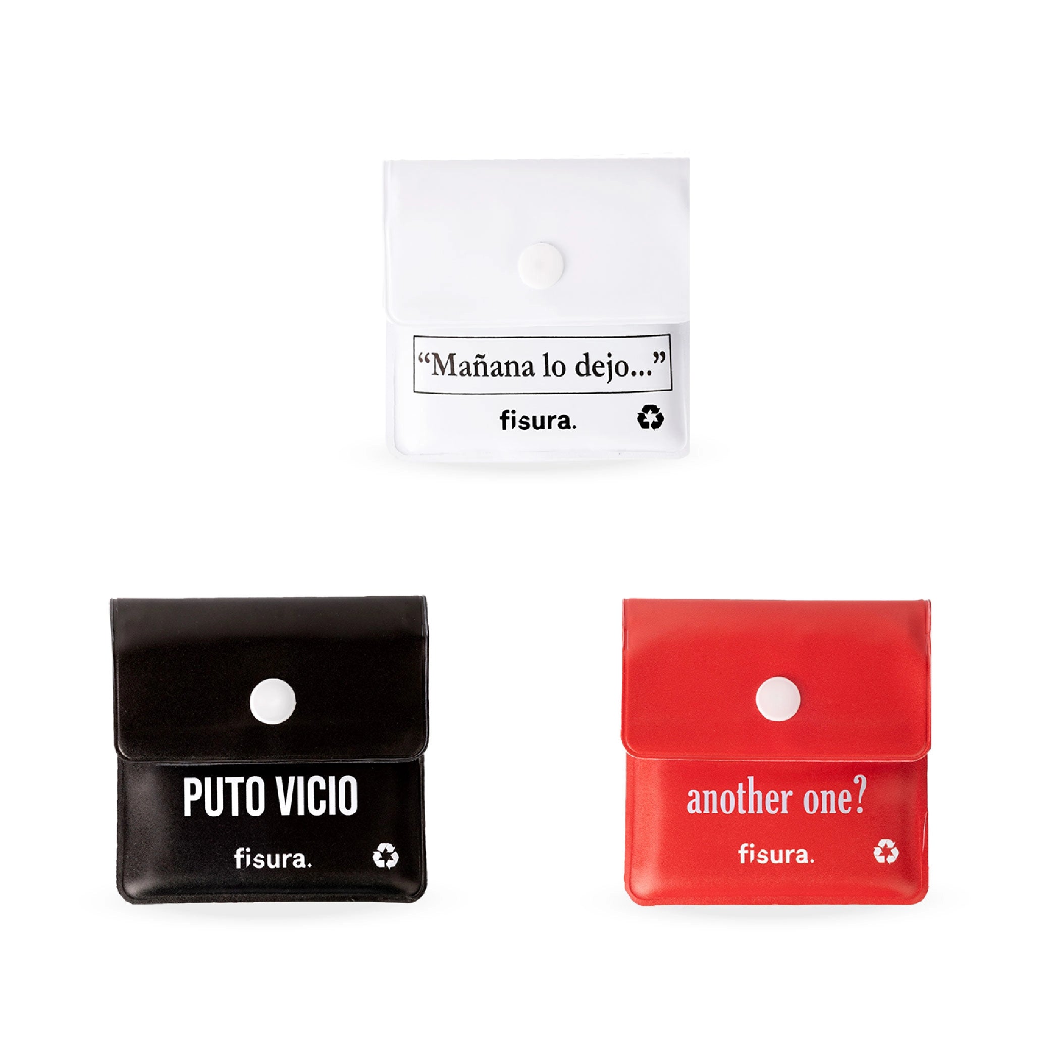 Cenicero portátil pack mixto 3 unidades