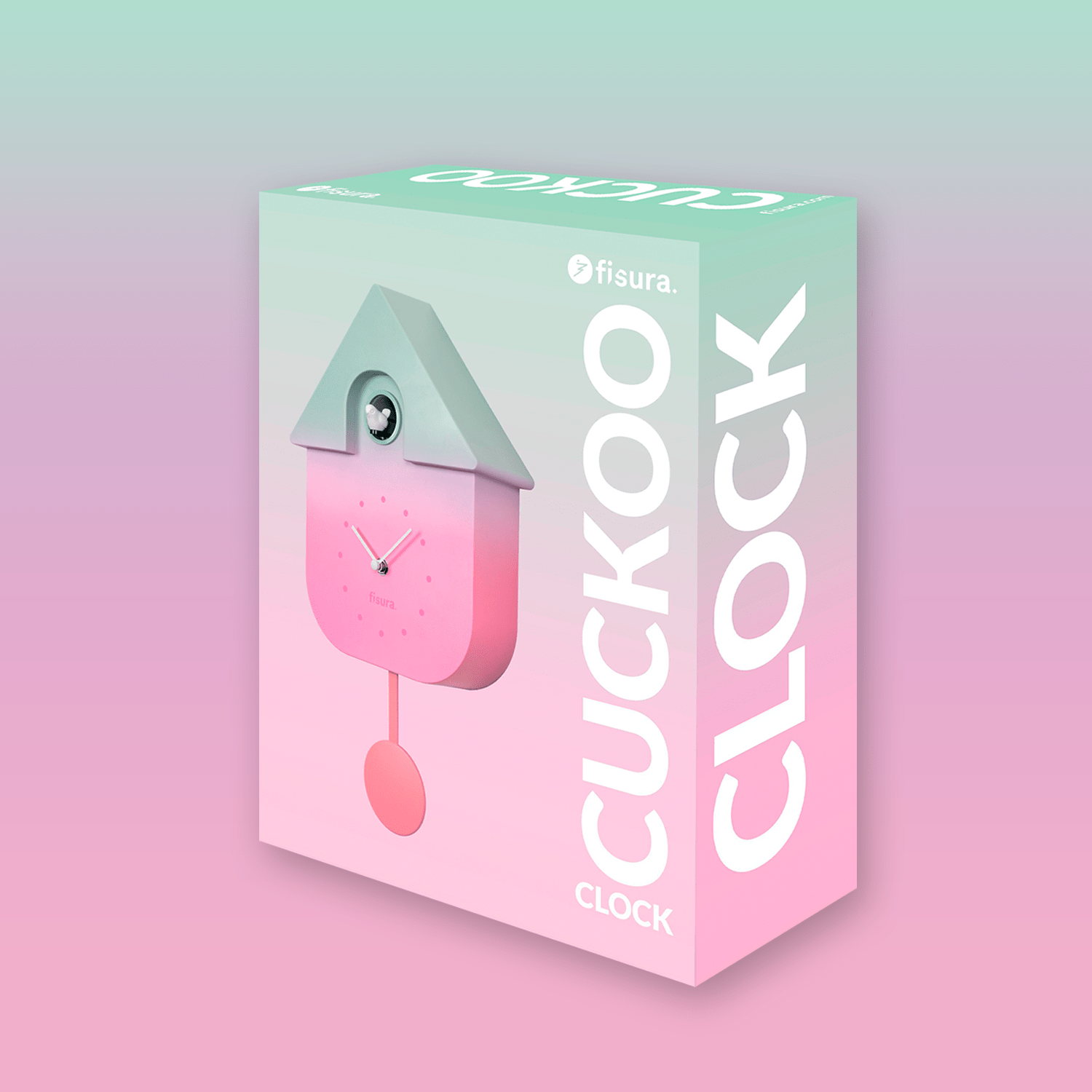 Reloj de cuco degradado