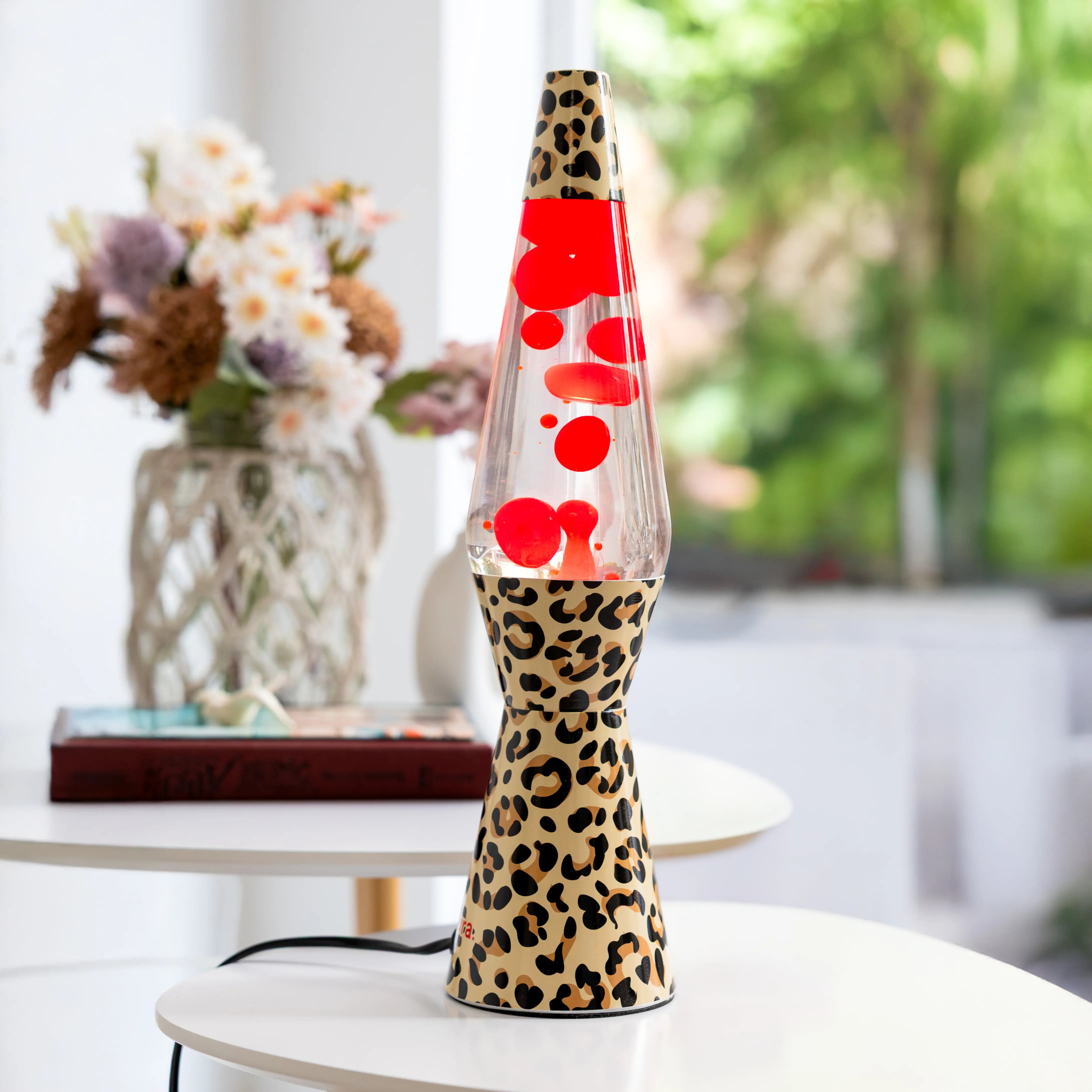 Lámpara de lava “bullet” leopardo