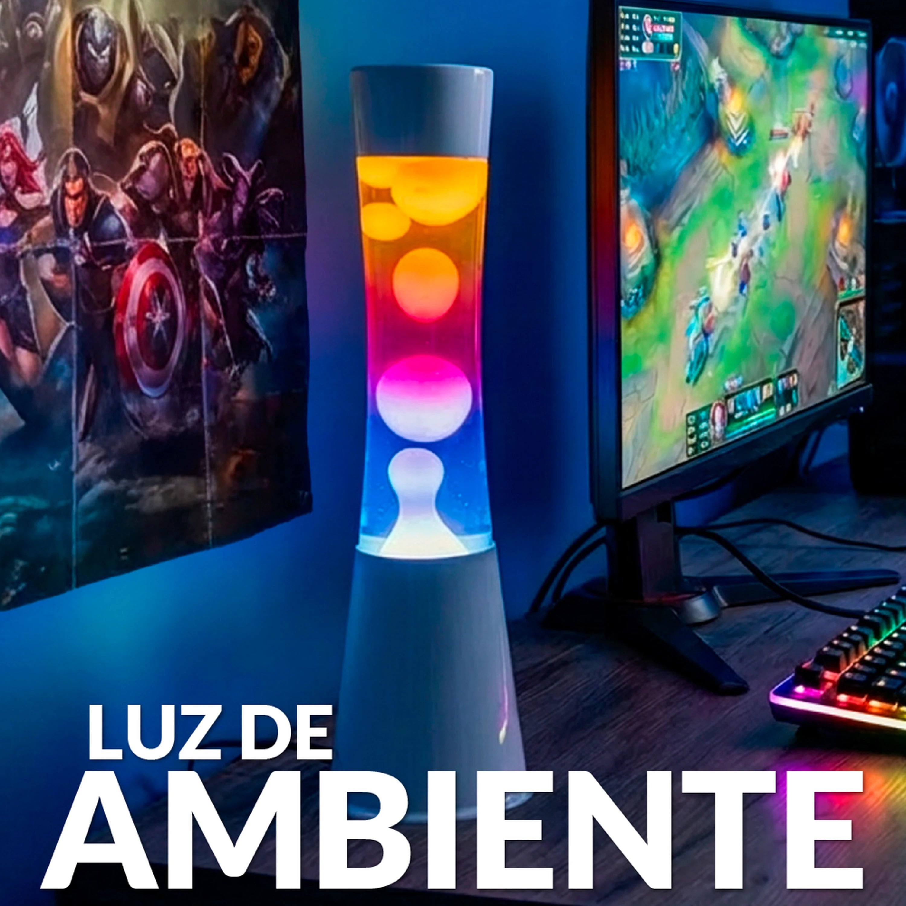 Lámpara de lava "atardecer"
