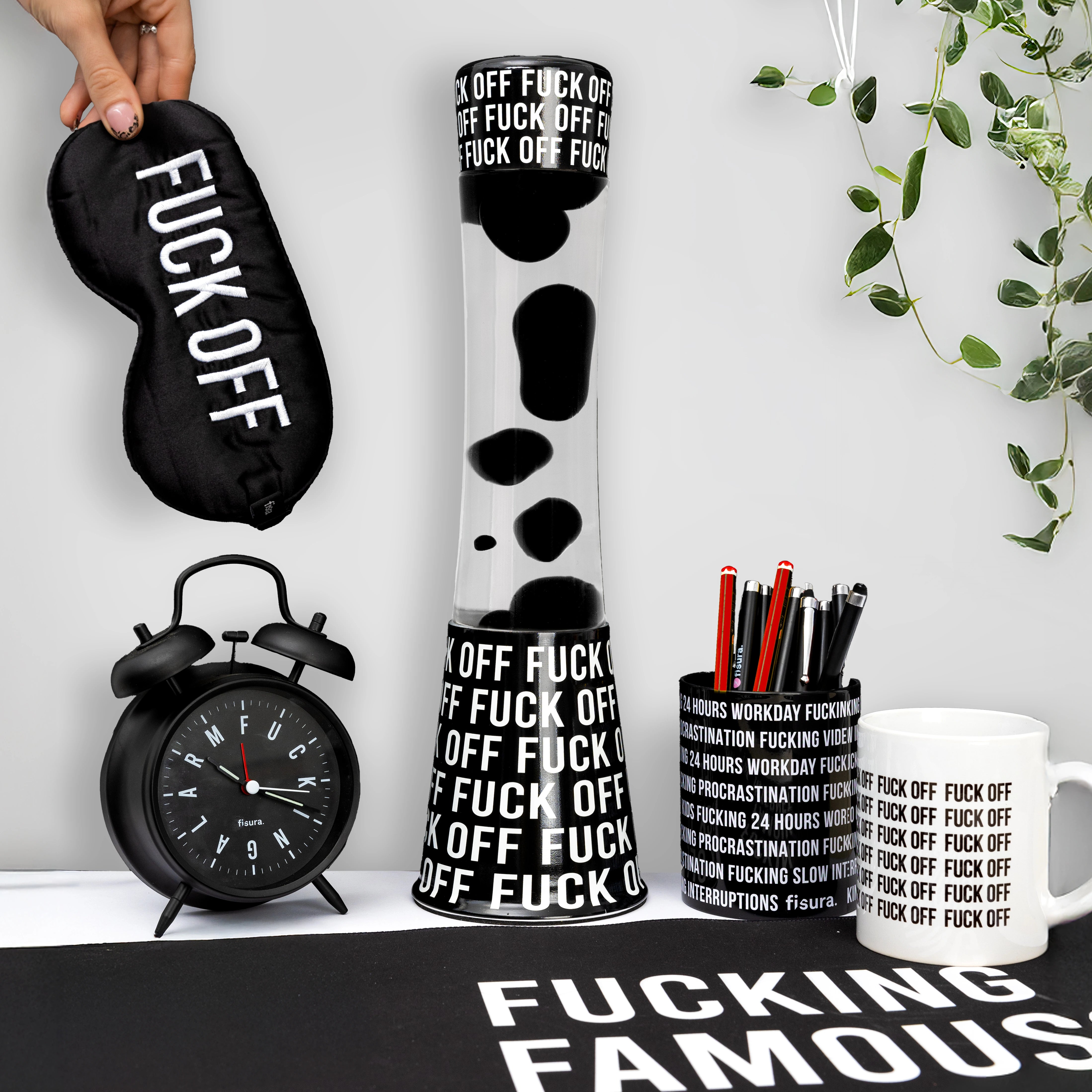 Lámpara de lava "fuck off"