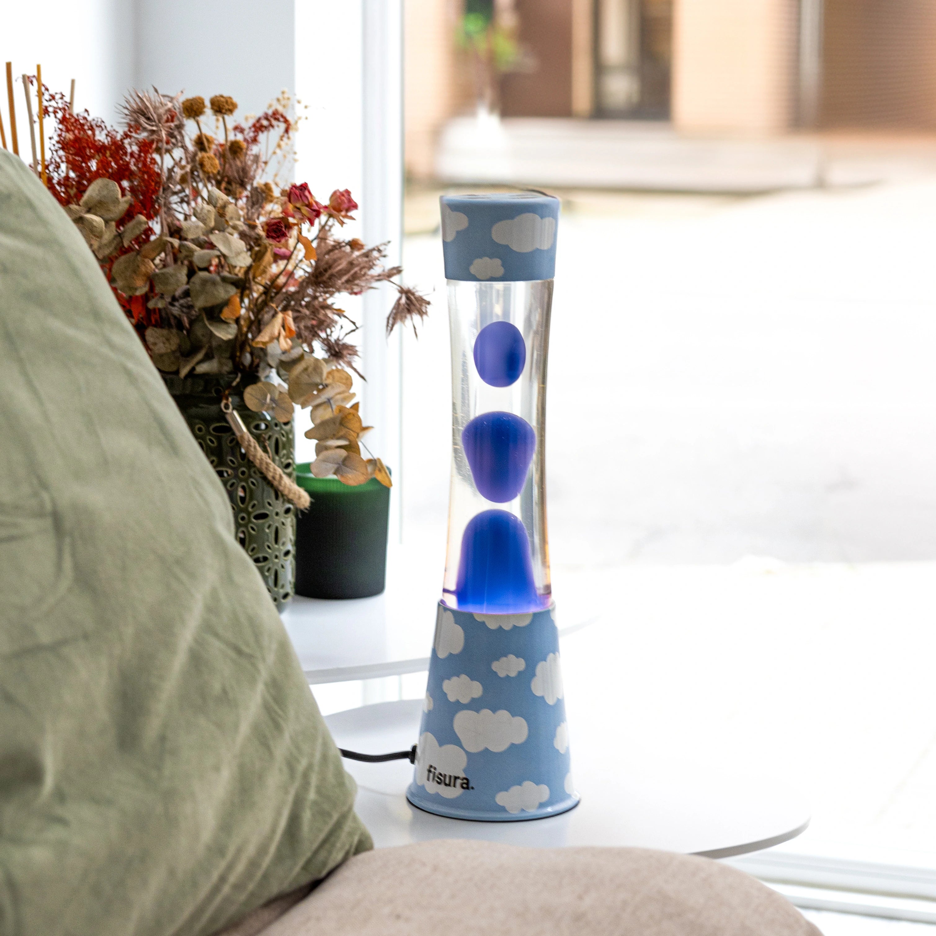 Lámpara de lava "nubes"