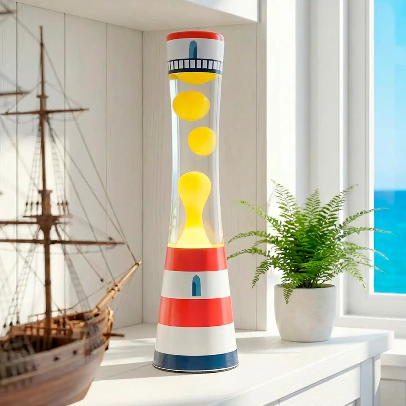 Lámpara de lava “faro”