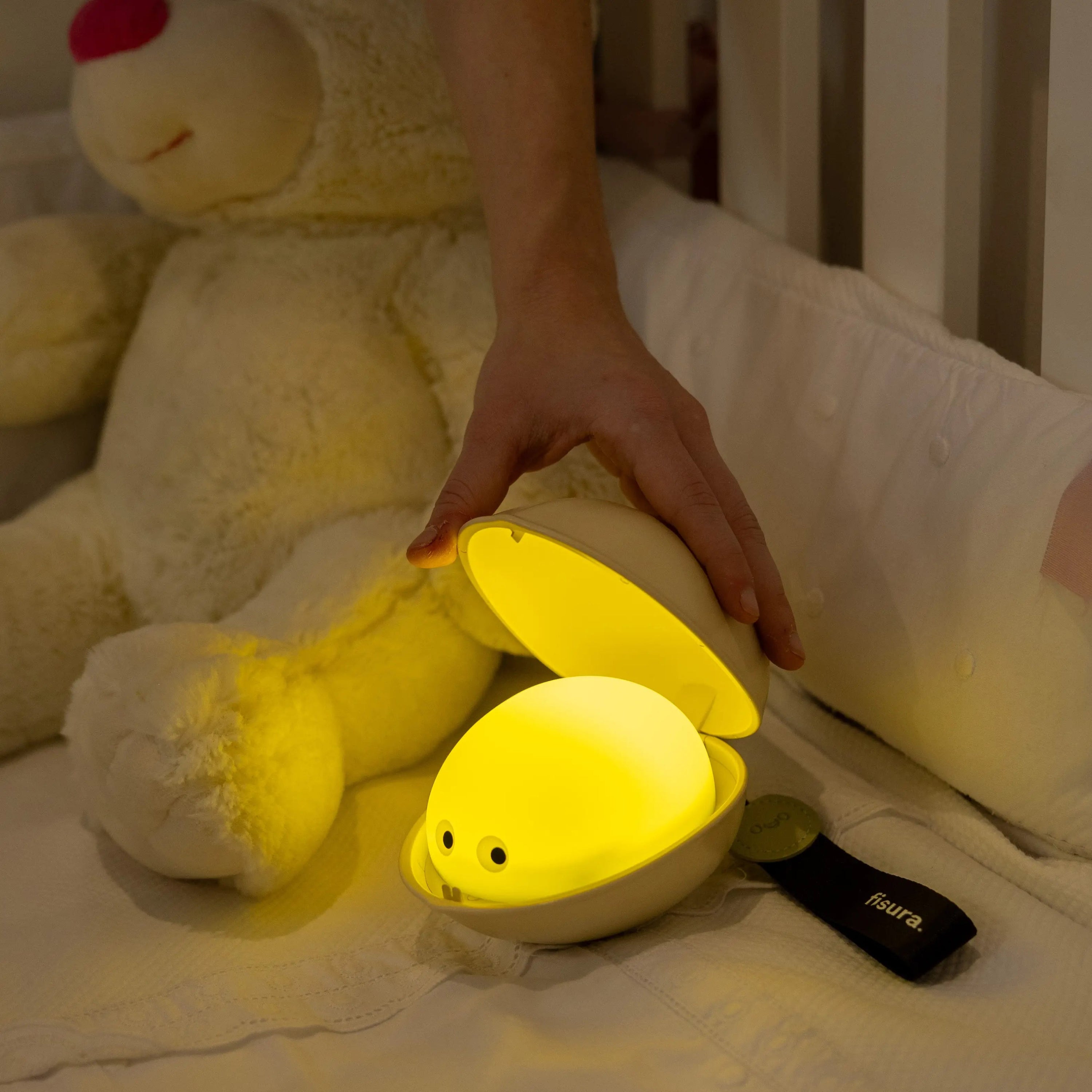 Lámpara quitamiedos pistacho