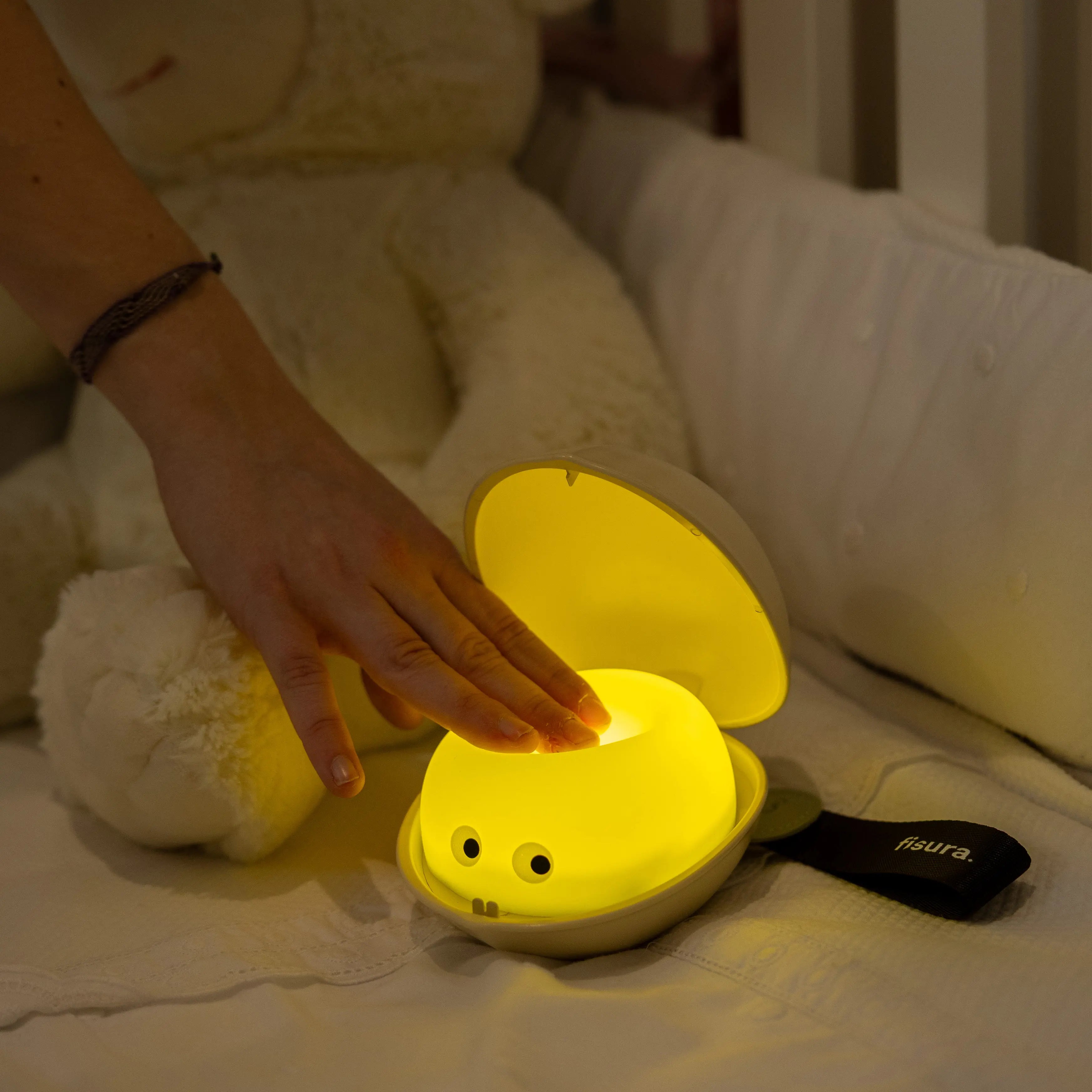 Lámpara quitamiedos pistacho