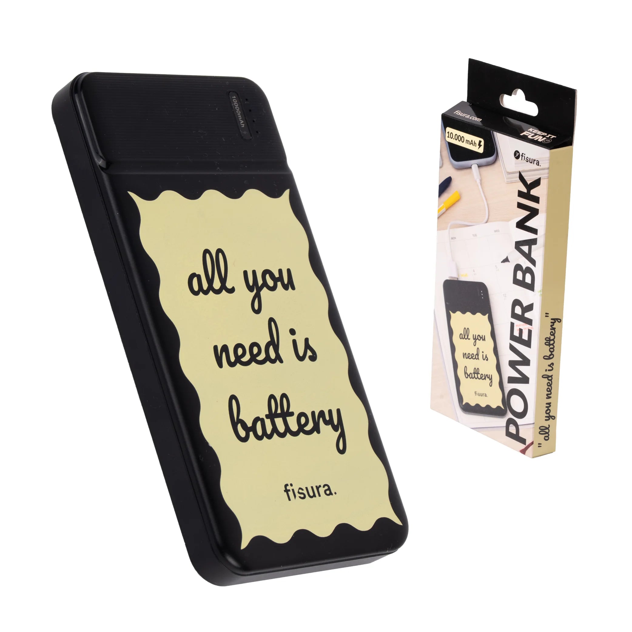 Batería portátil "All you need is battery"
