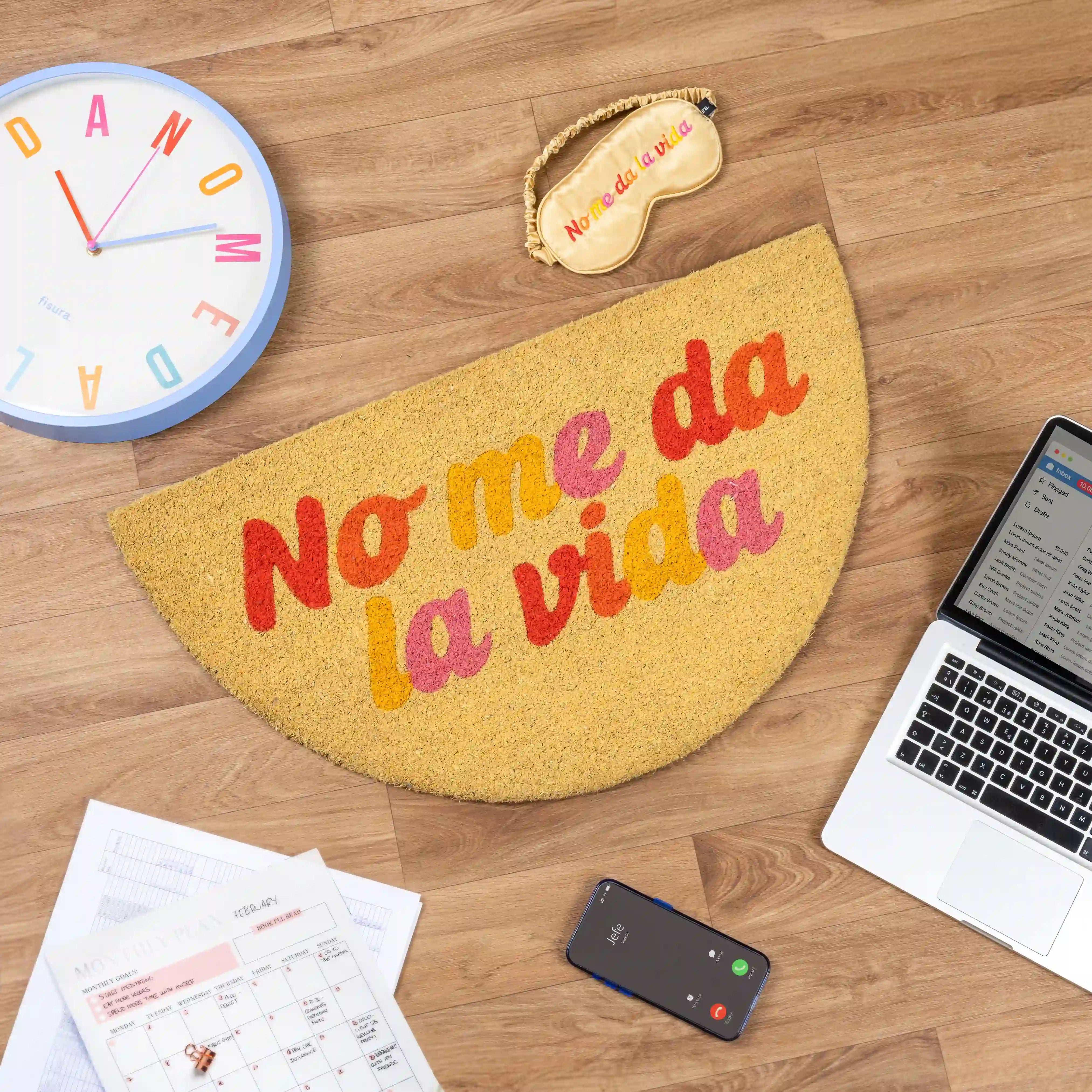 Felpudo “No me da la vida”
