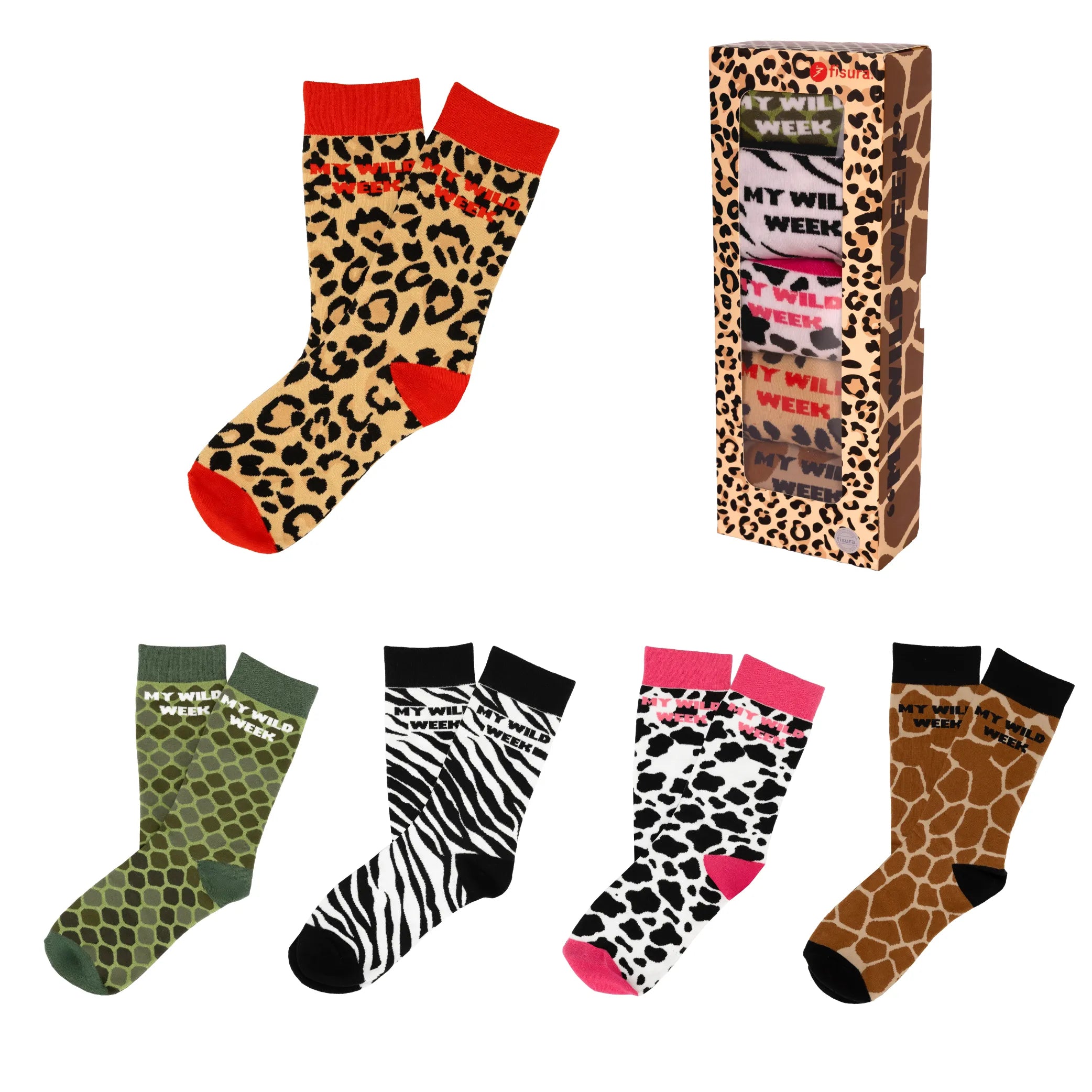 Calcetines originales “My wild week”