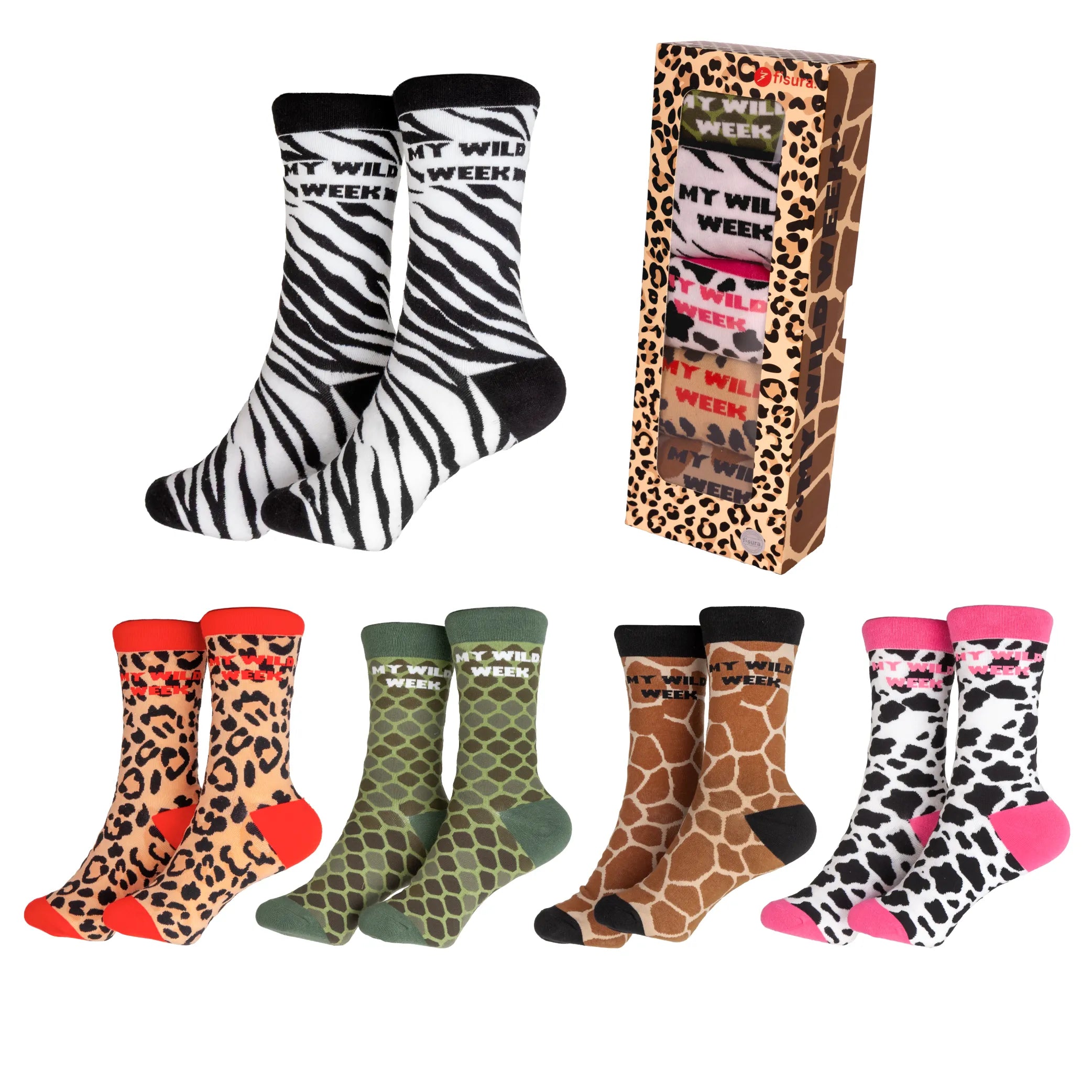 Calcetines originales “My wild week”