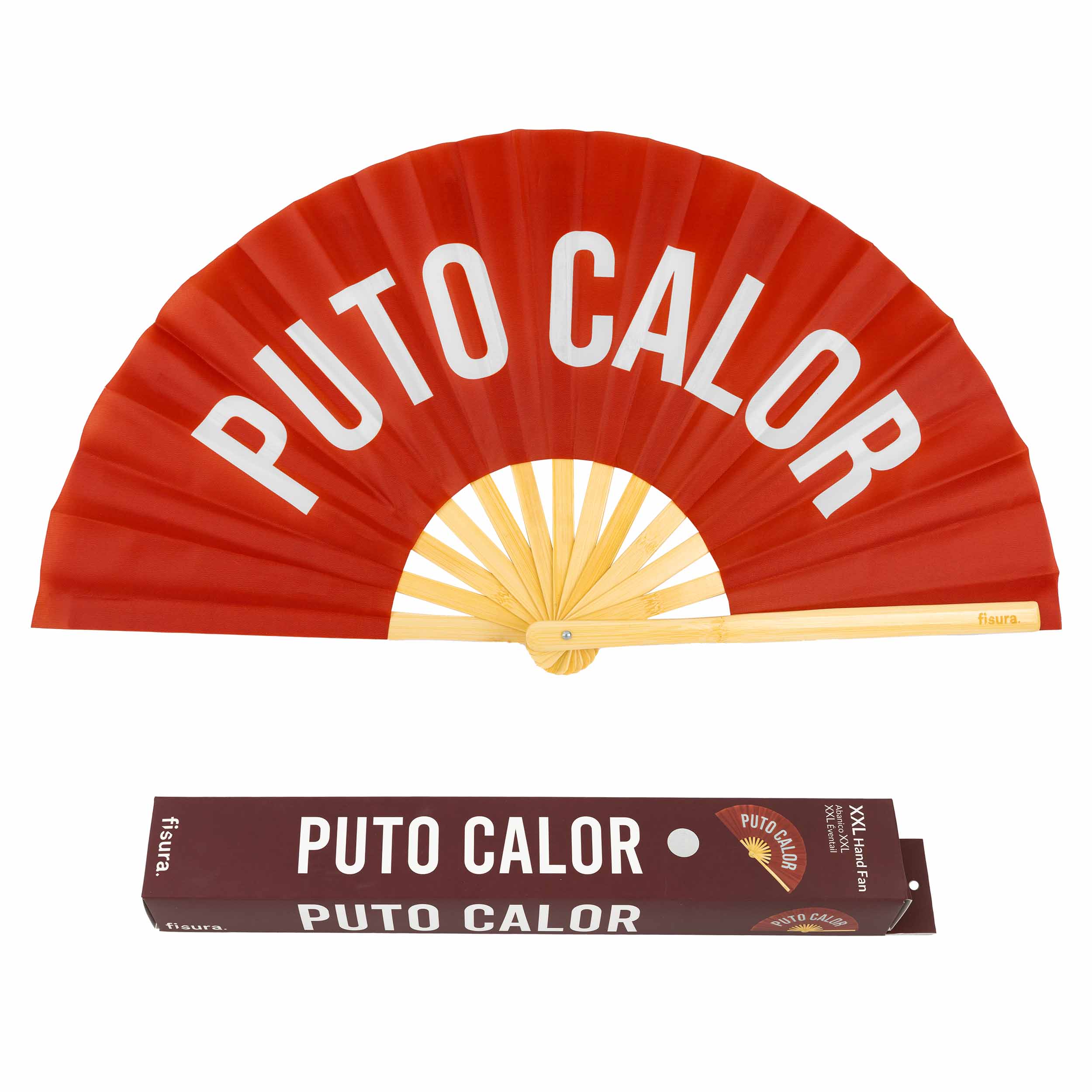 Abanico xxl “Puto calor”