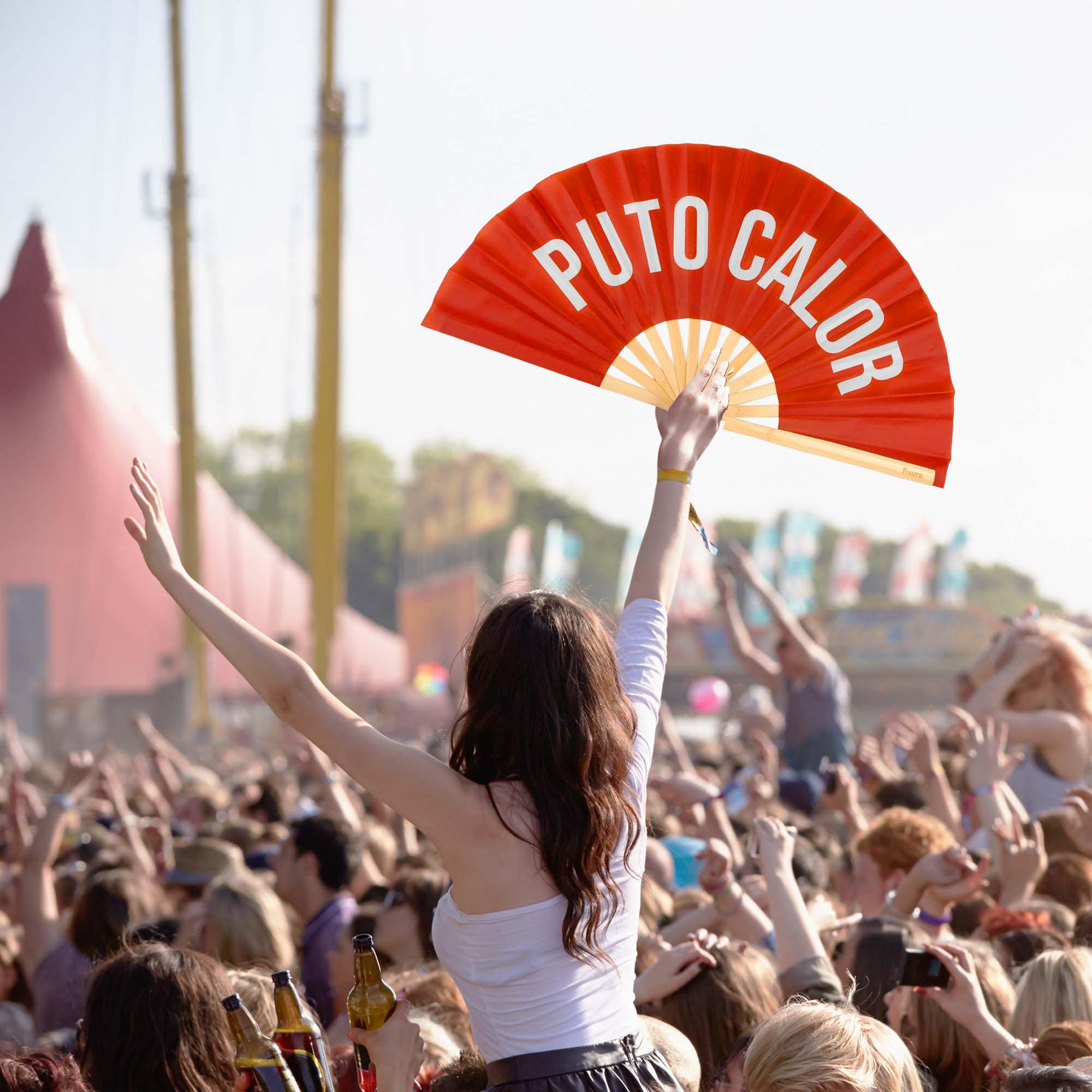 Abanico xxl “Puto calor”