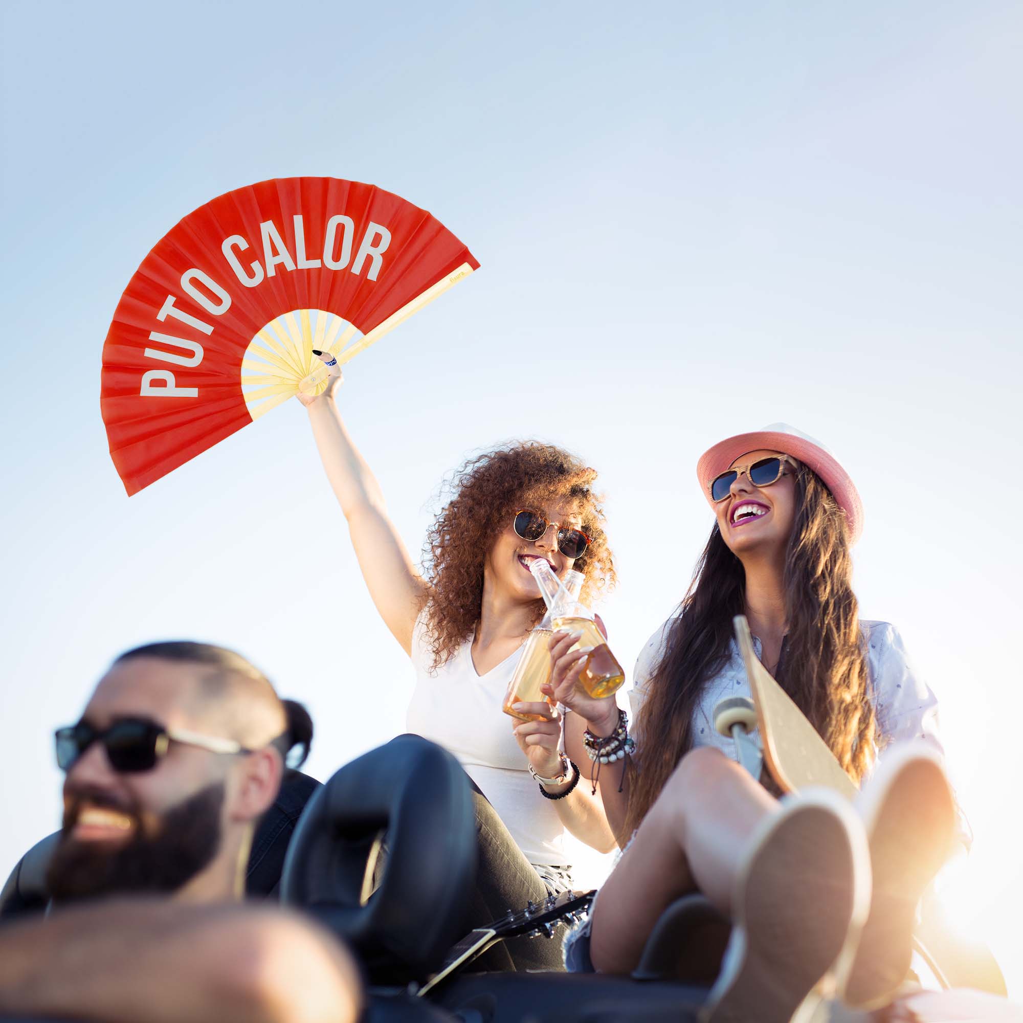 Abanico xxl “Puto calor”