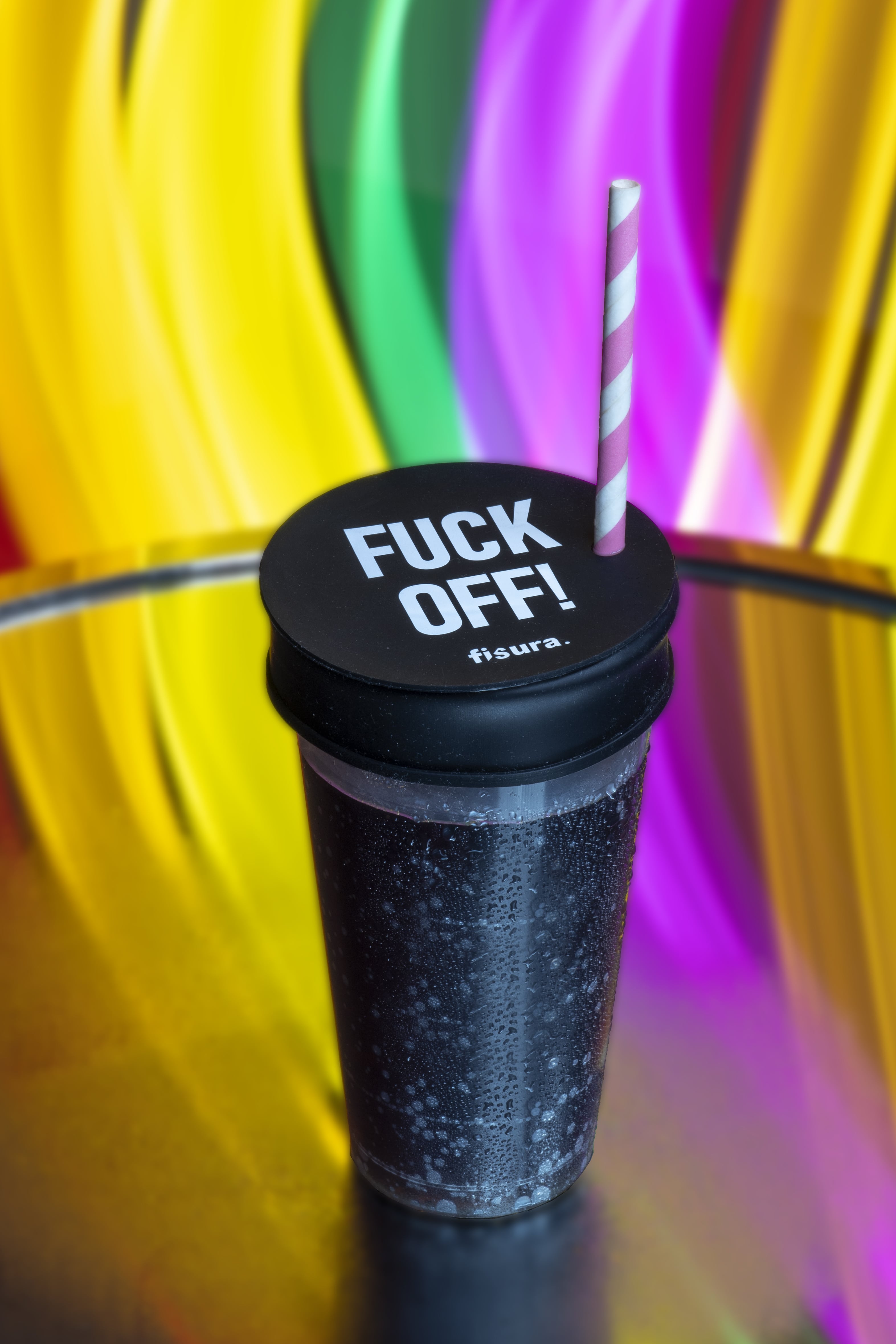 Tapa vasos antidroga “F*ck off”