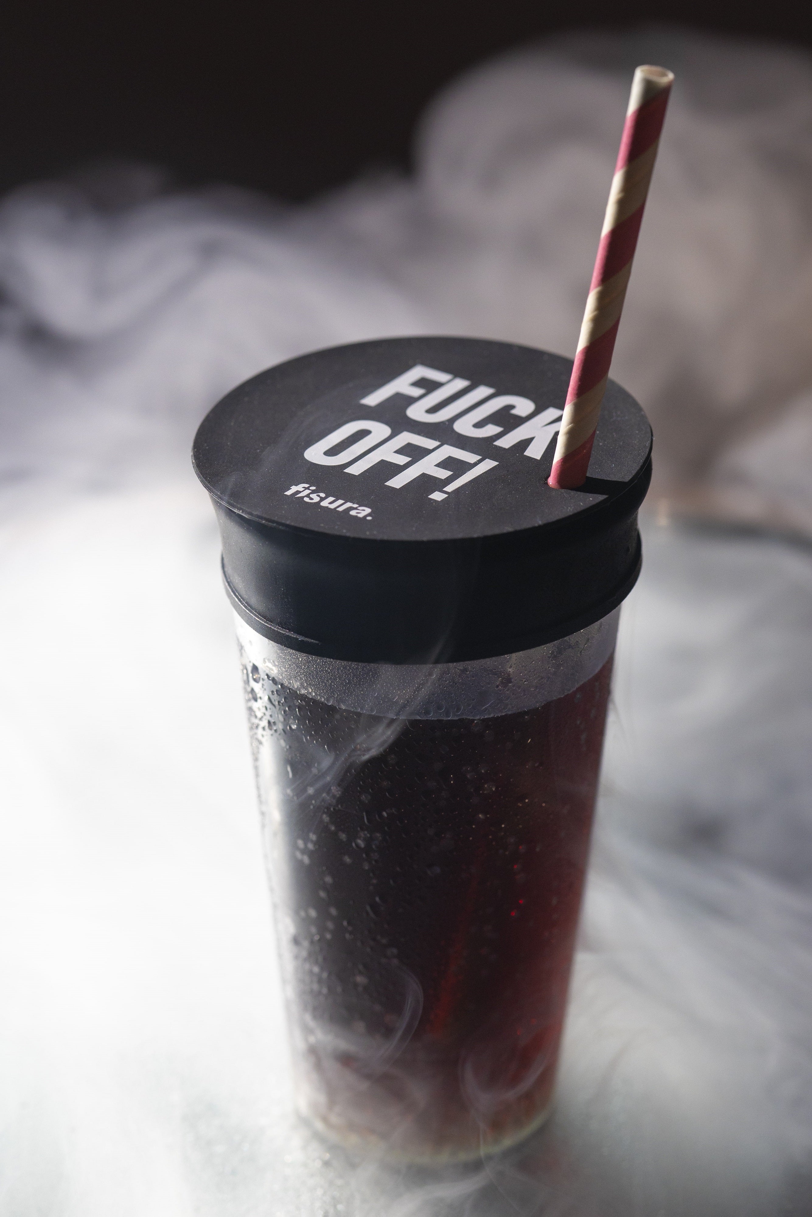 Tapa vasos antidroga “F*ck off”