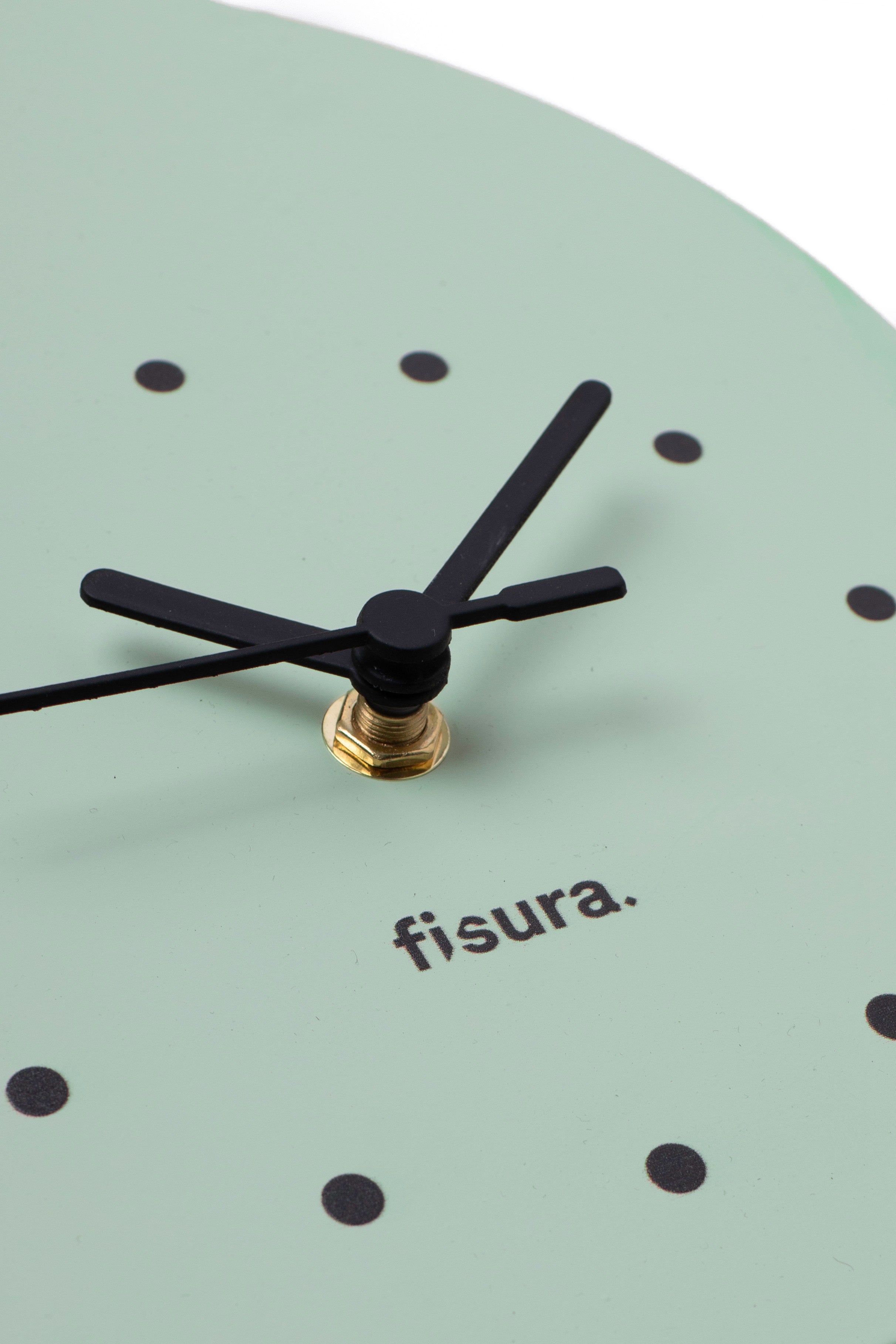 Reloj gato verde menta