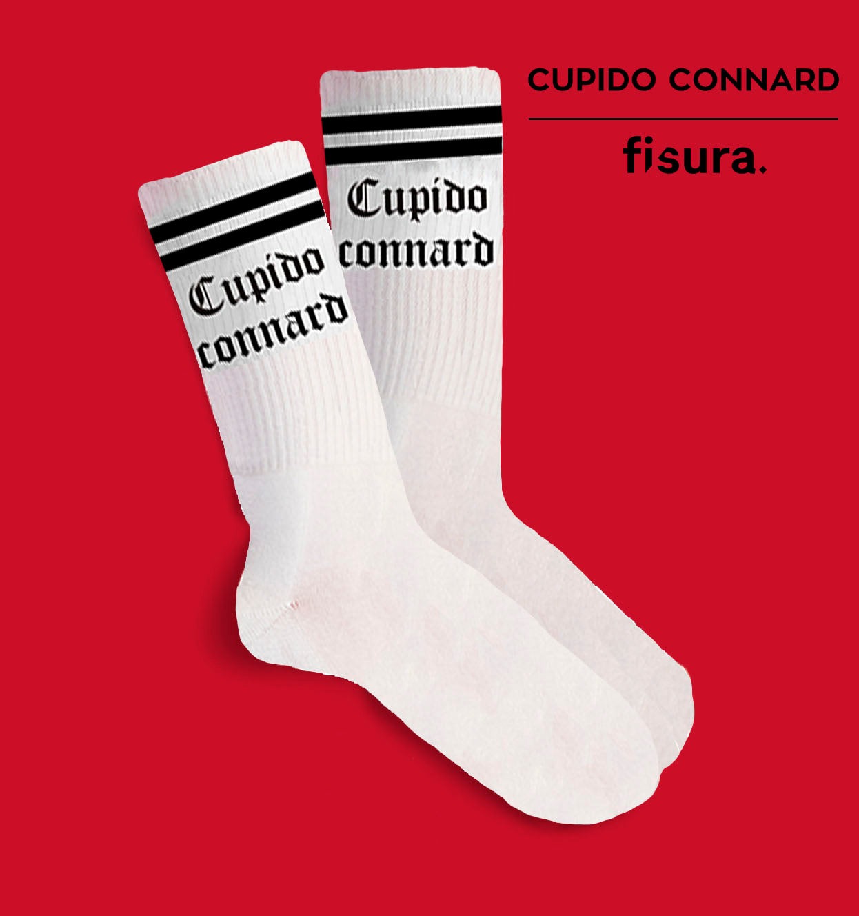 Par de calcetines chico 'Cupido Connard'