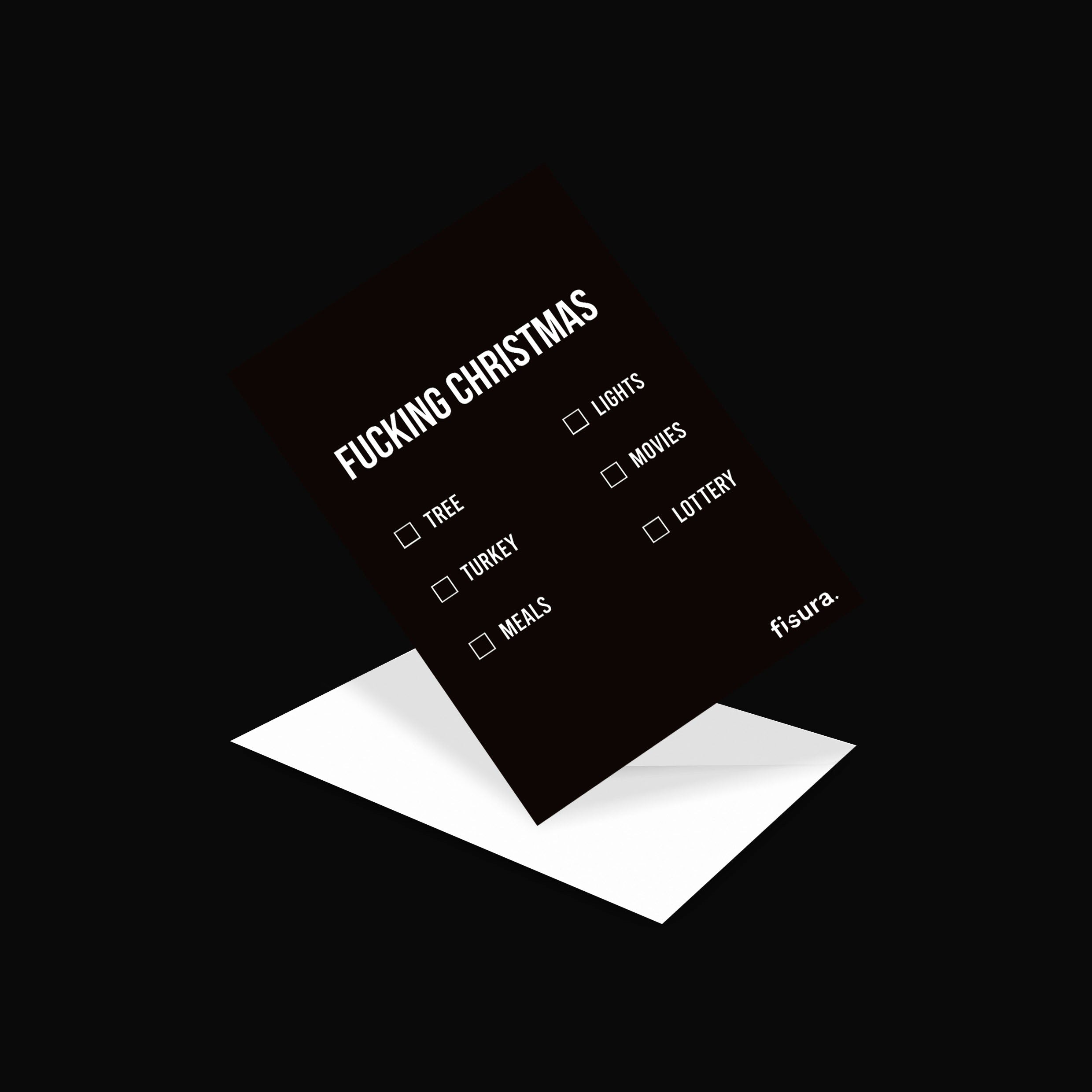 Postal "Fucking Christmas"