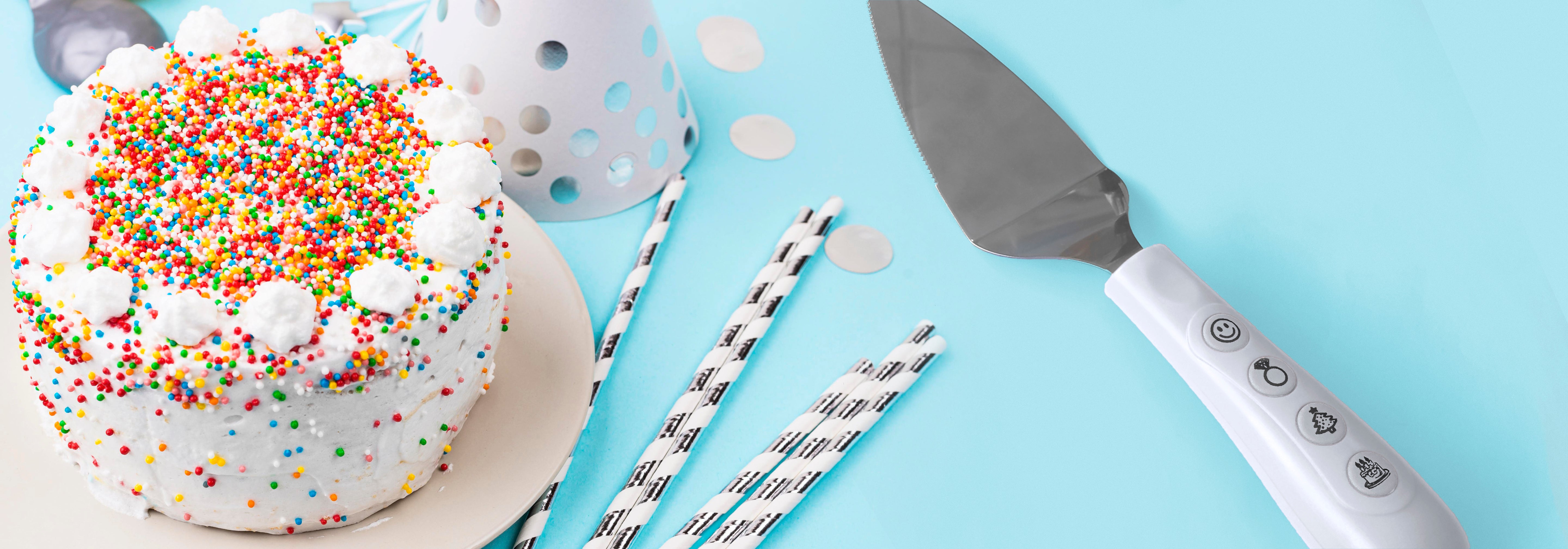 Cuchillo para tartas musical Negro