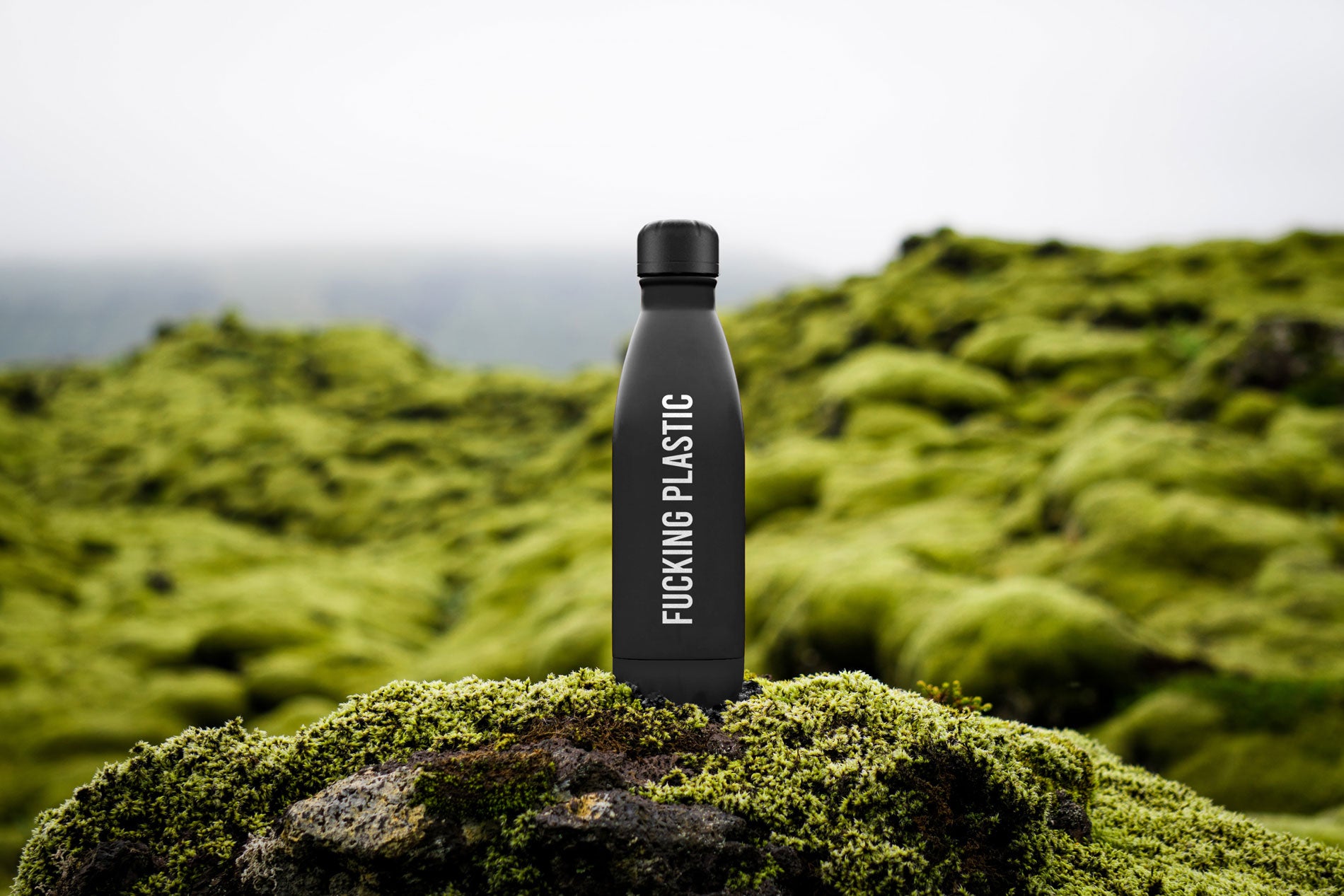 Botella termo "Putain de Plastique"
