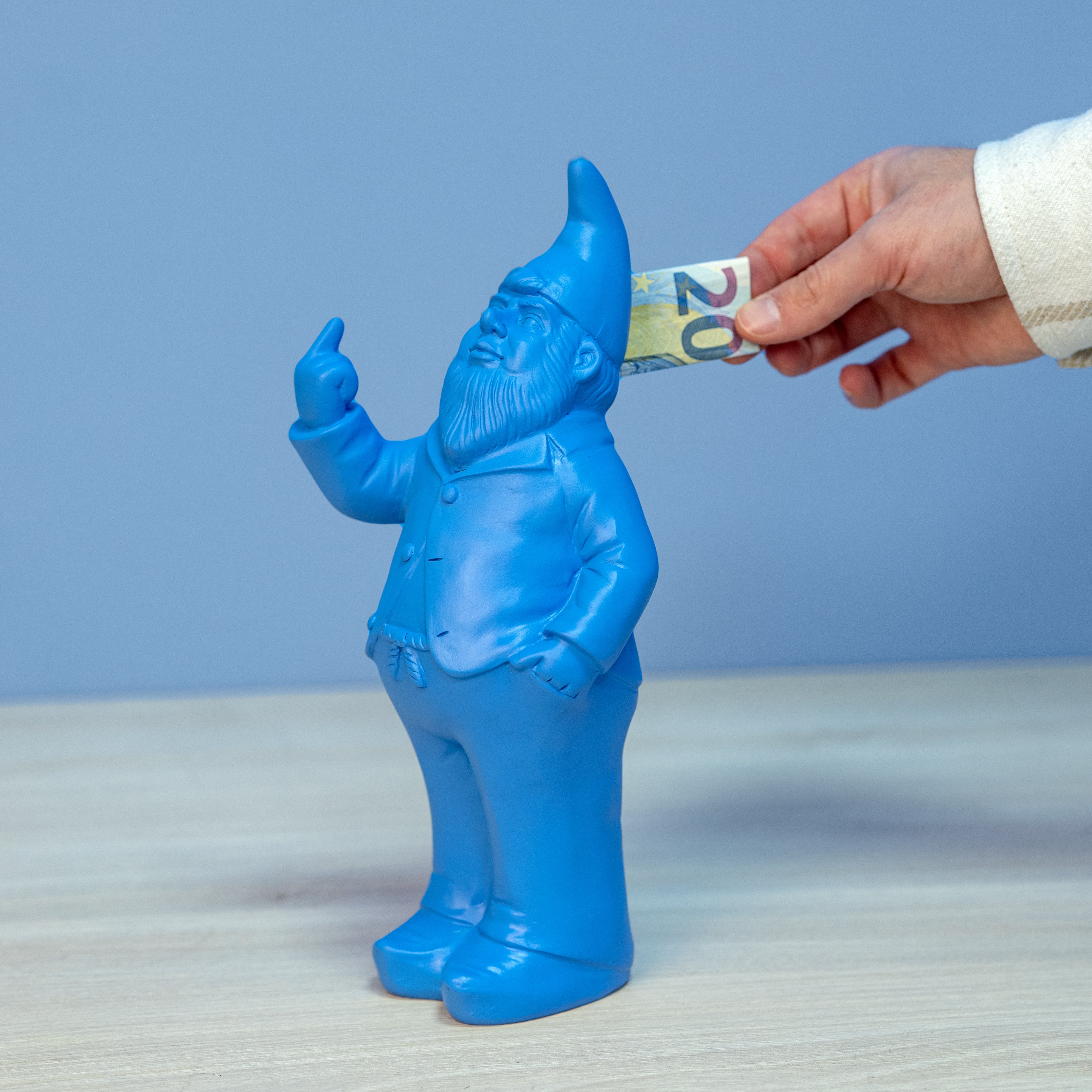 Hucha original "Gnomo" - Azul