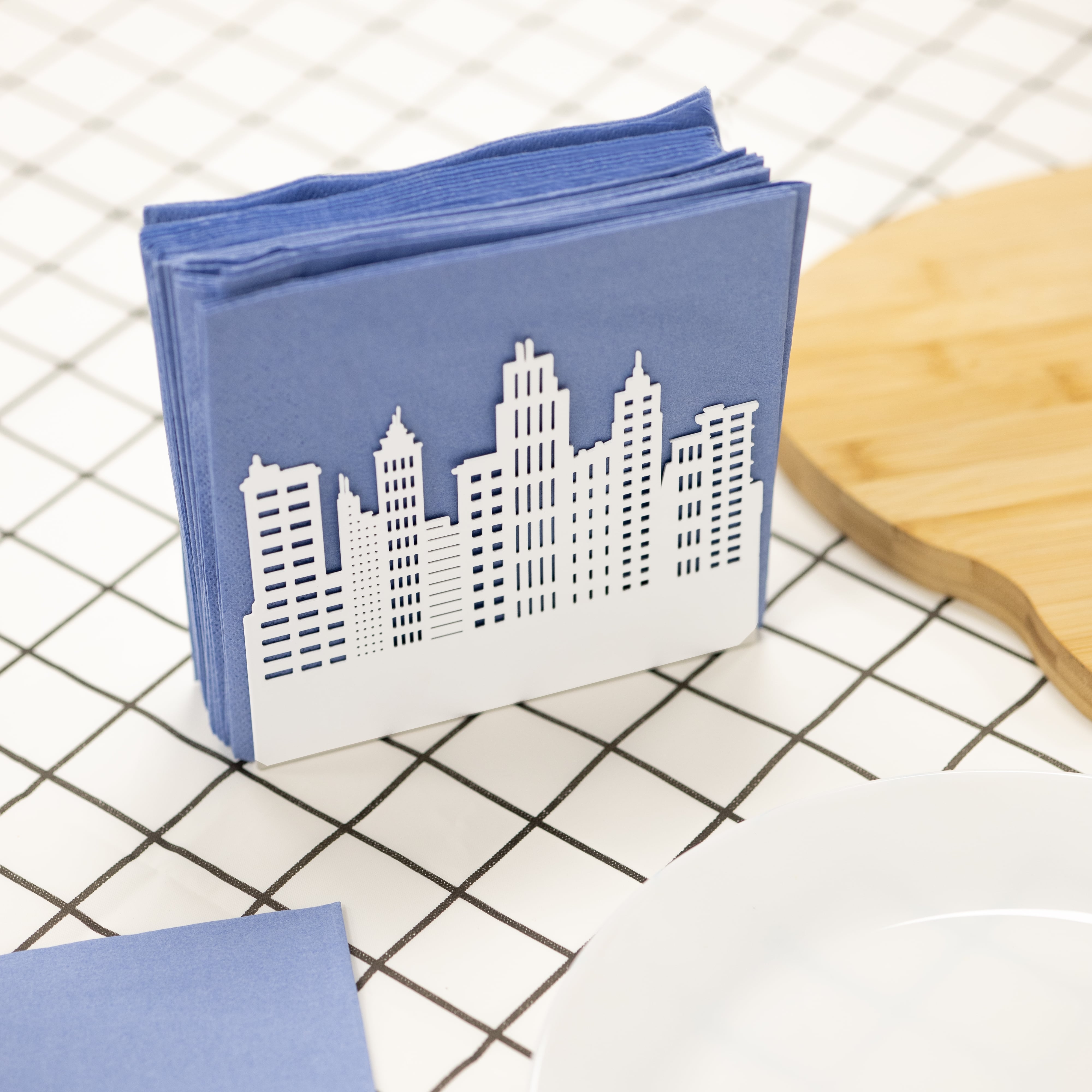 Servilletero rascacielos