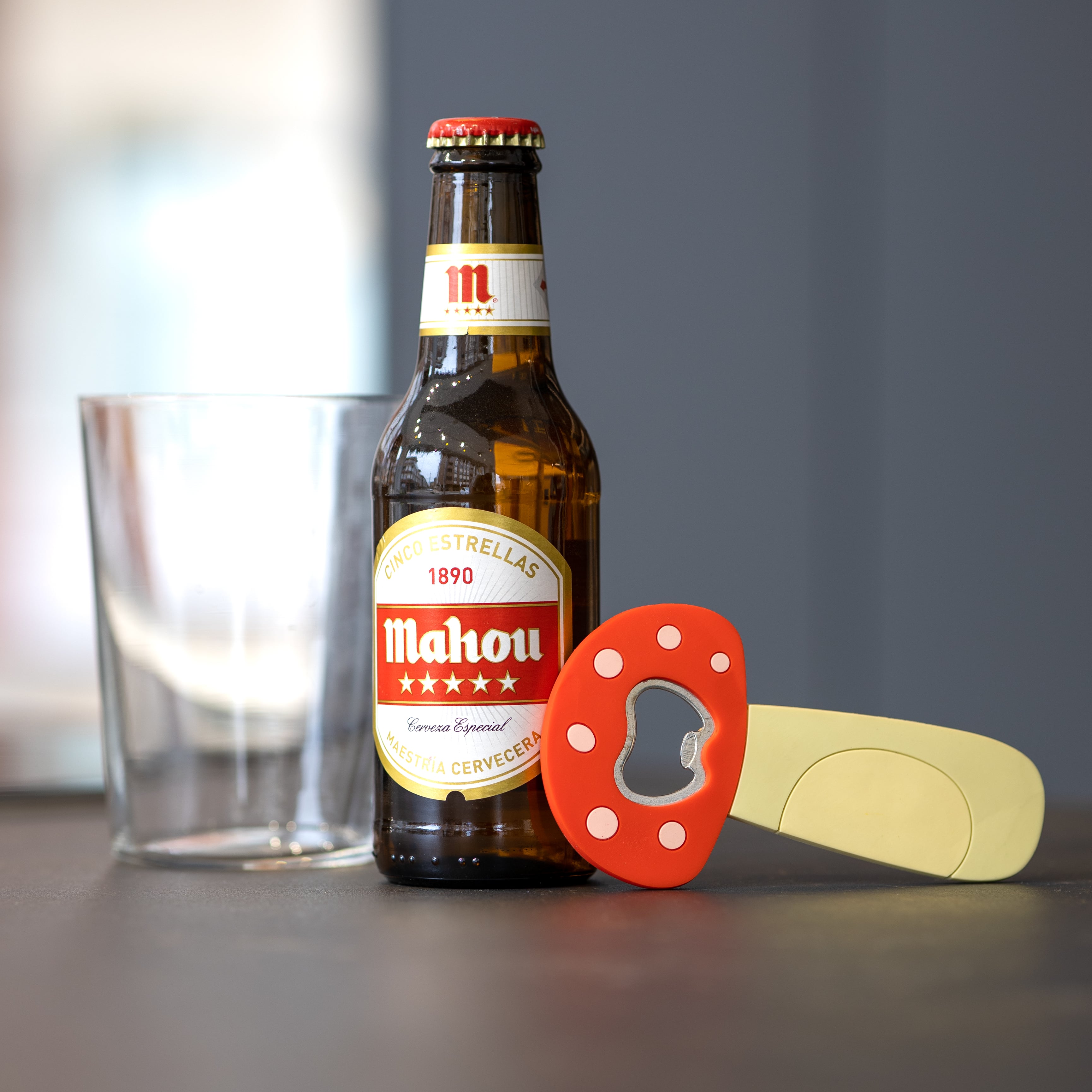 Abridor de botellas "seta"