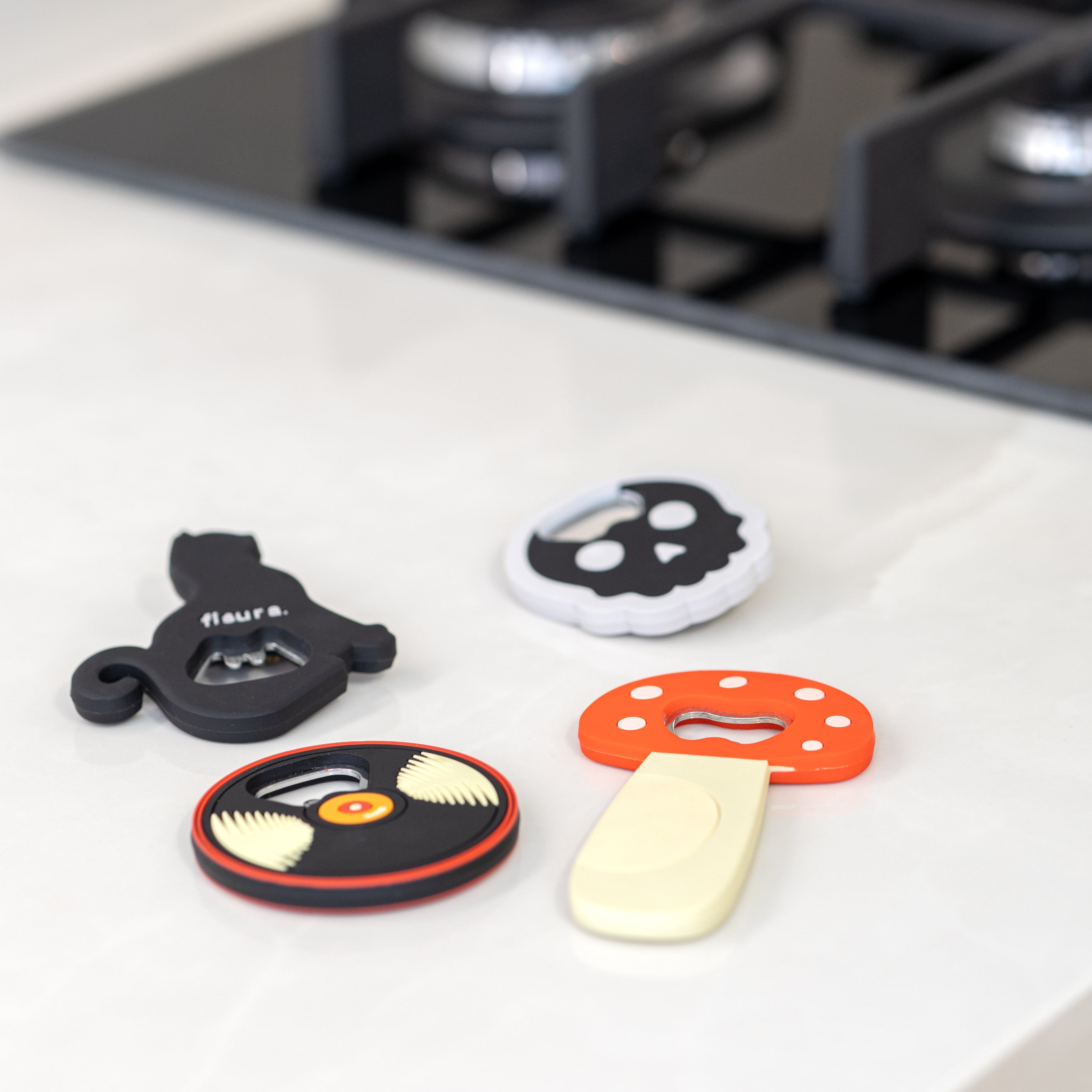 Abridor de botellas "seta"