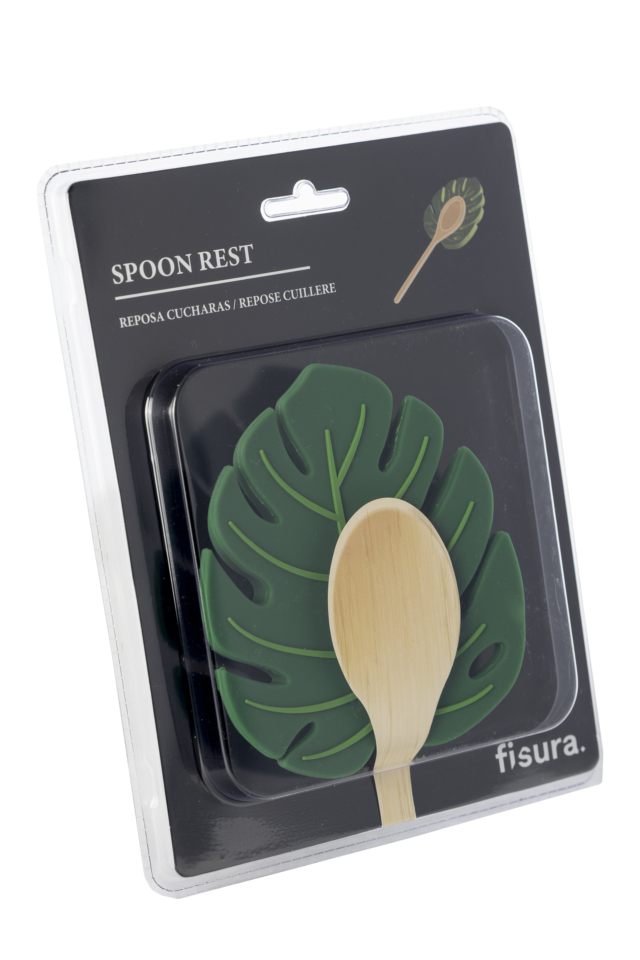 Reposa cucharas "hoja"