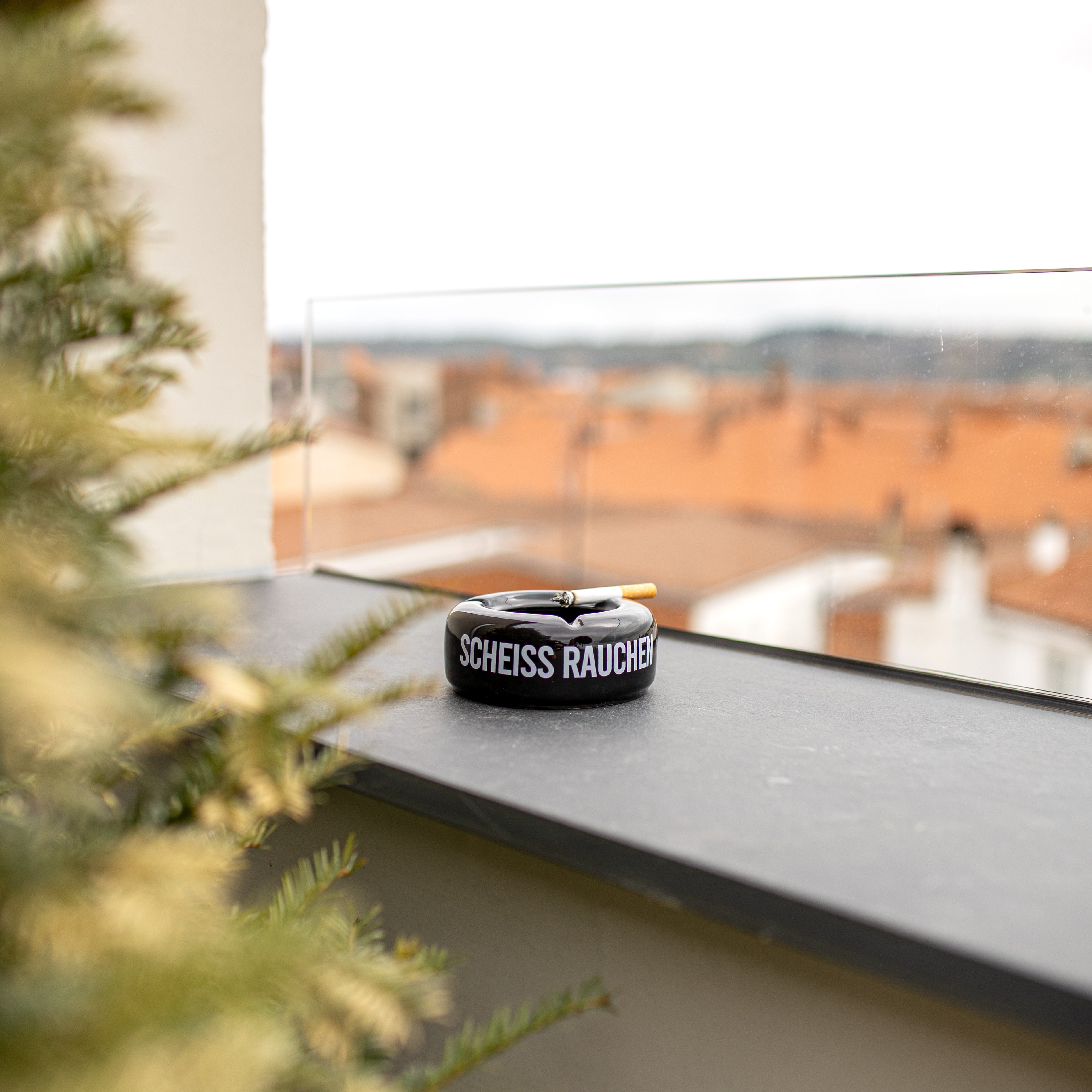 Cenicero “Scheiss Rauchen” ALE