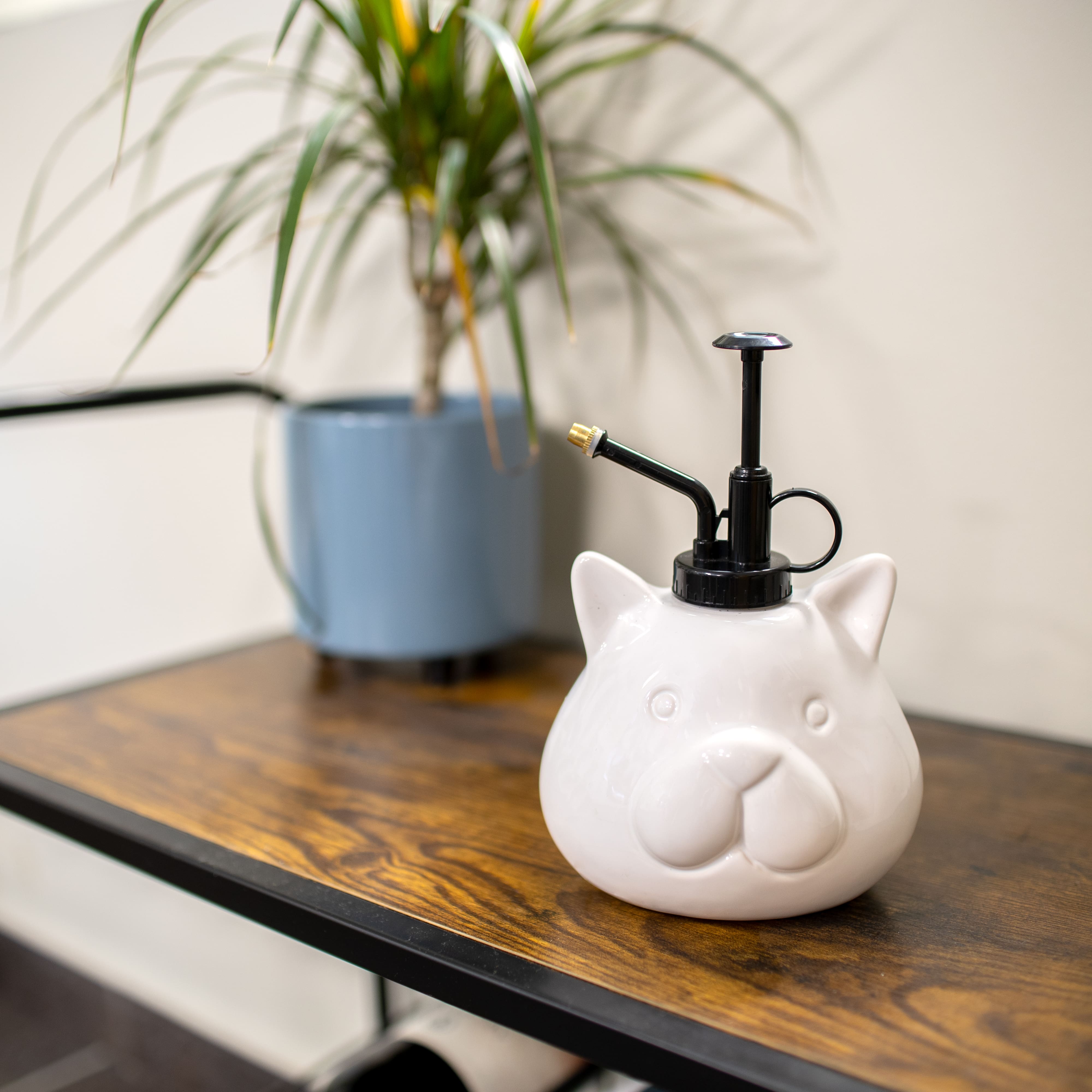 Pulverizador para plantas “gato” blanco